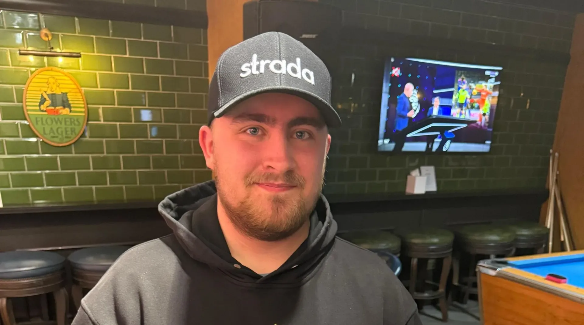 Darts wonderkid Luke Littler celebrates World Darts Championship with