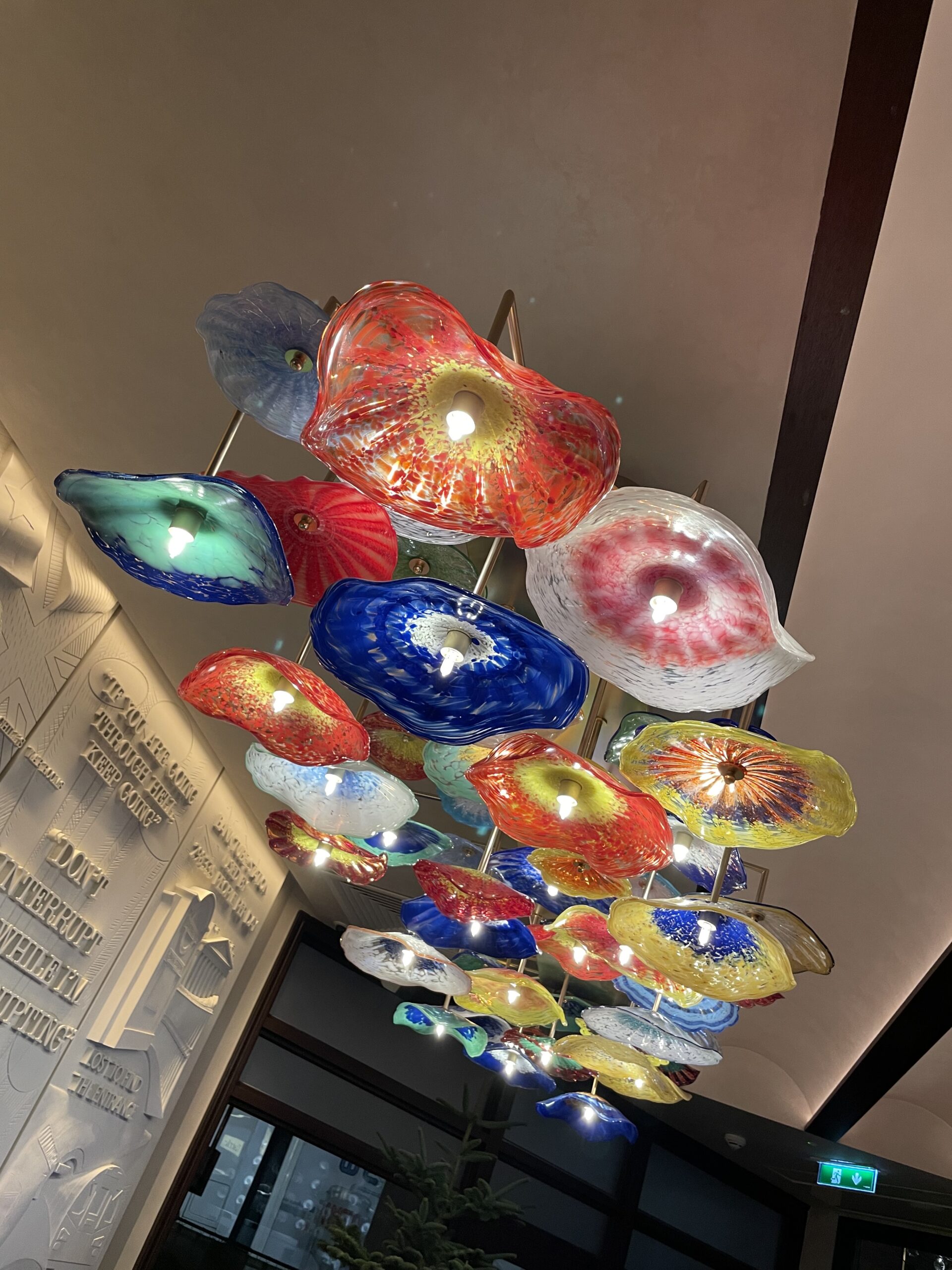 Murano glass chandeliers