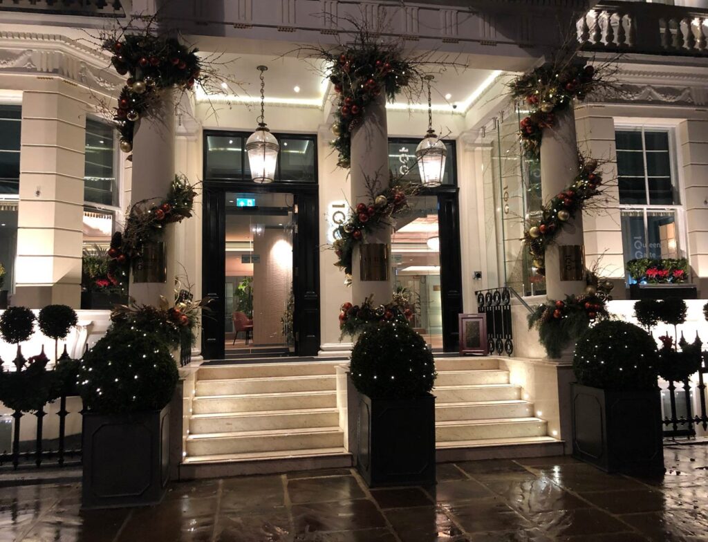 Christmas Time at 100 Queen’s Gate Hotel