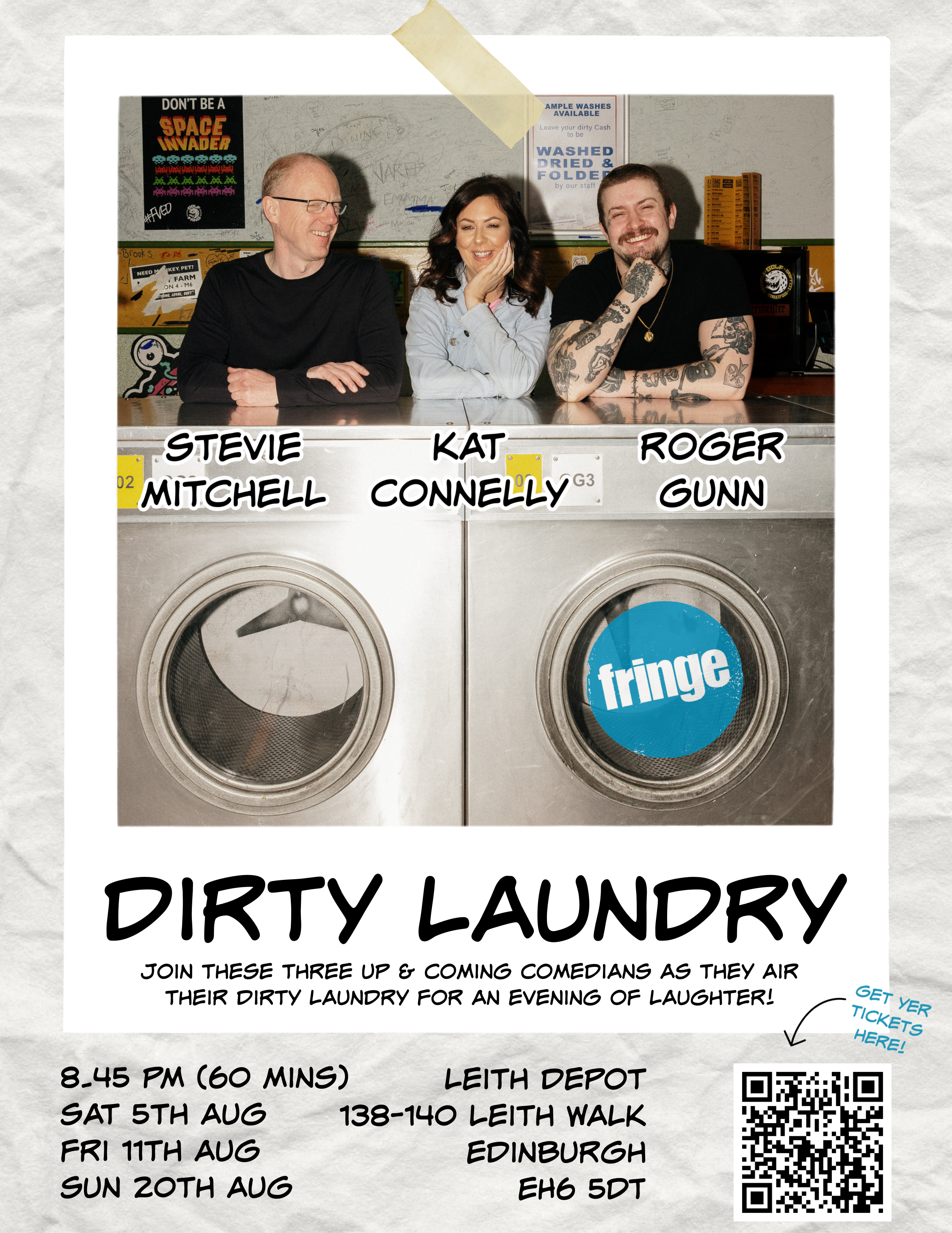 Dirty Laundry gets an airing at the Edinburgh International Festival