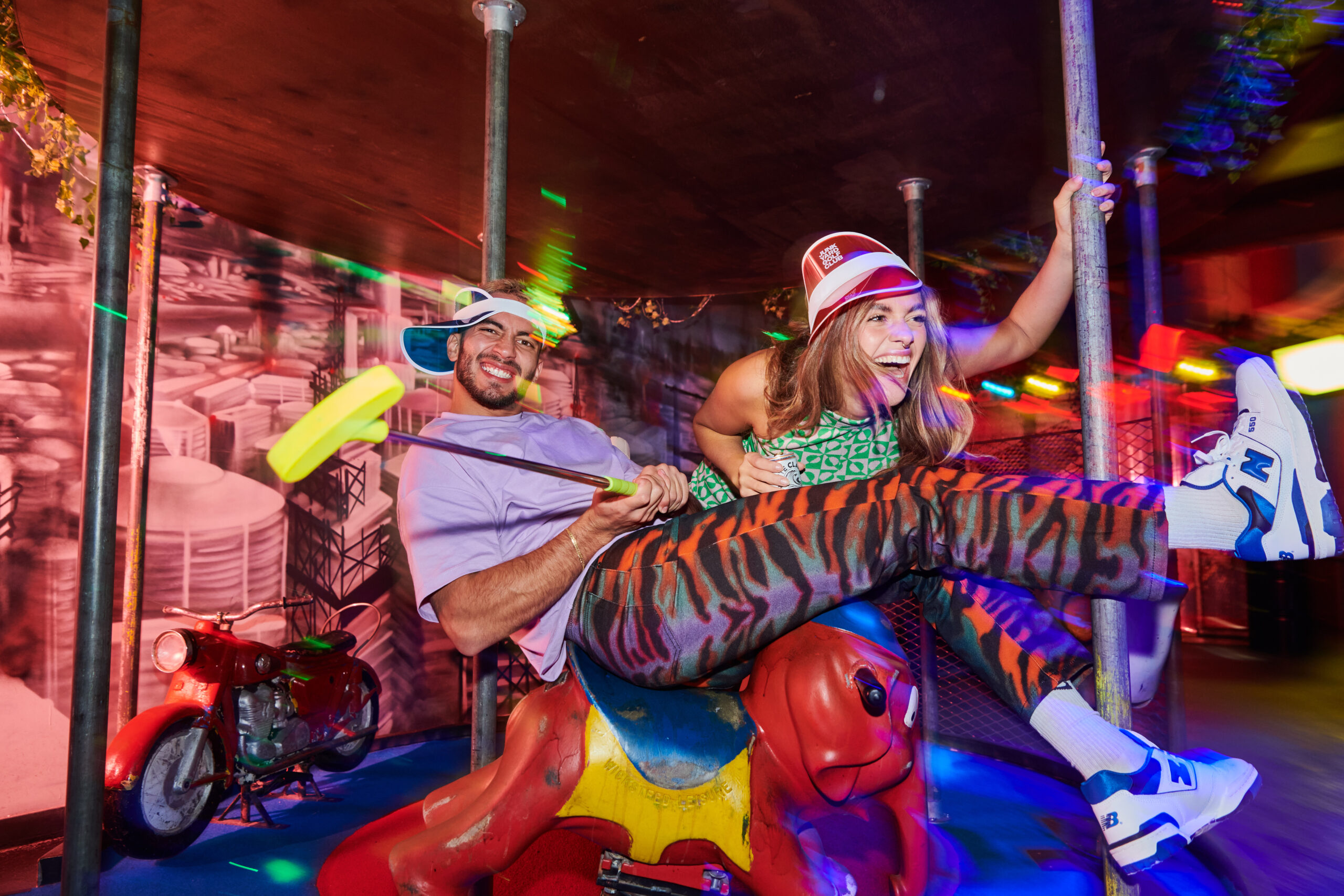 Take a walk on the weird side. Junkyard golf club is unleashed on