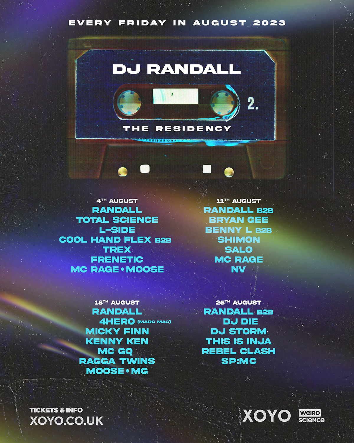 Seminal Drum & Bass Artist DJ Randall Begins 4Week Residency At XOYO London London Daily News