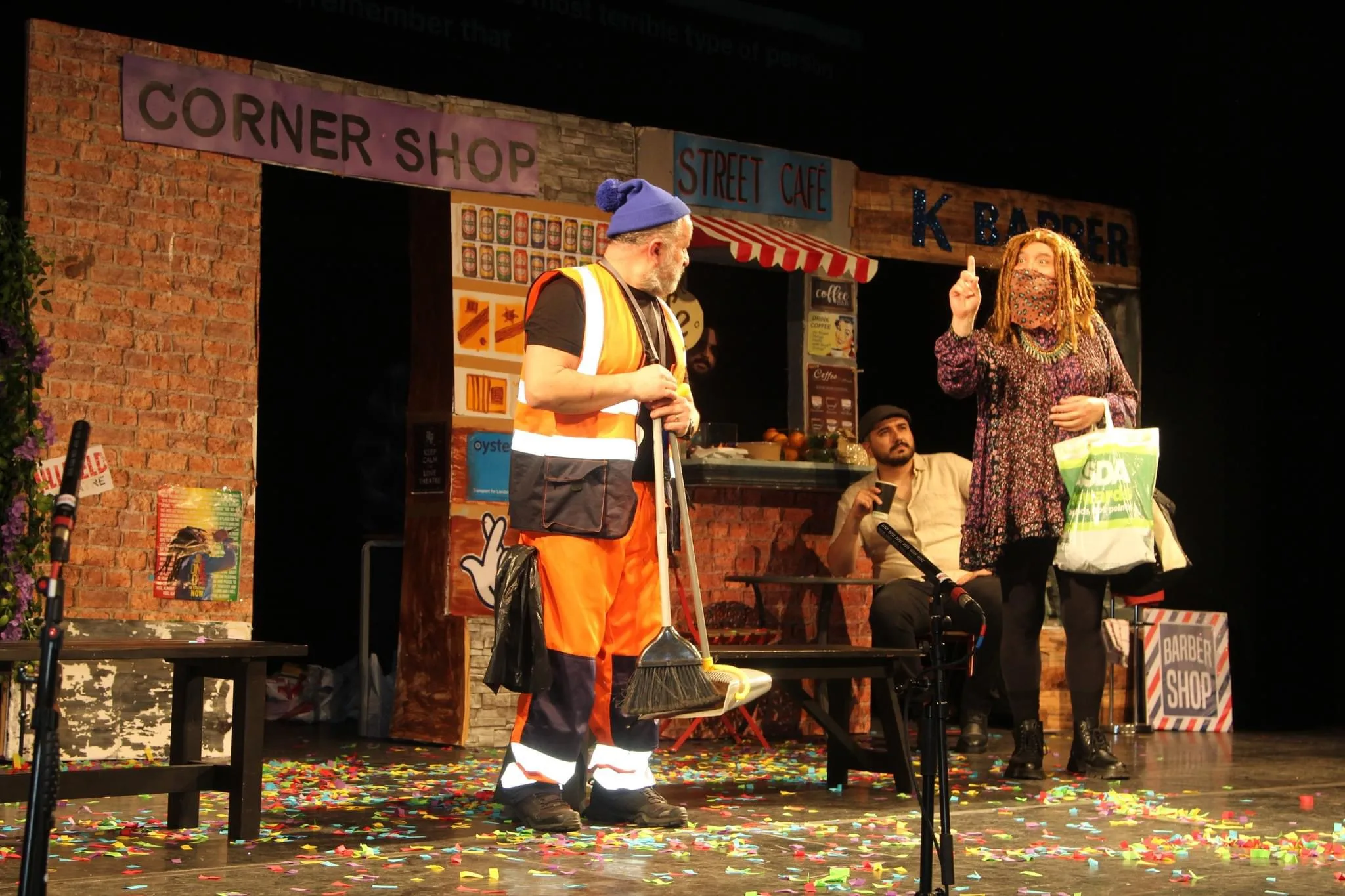 Theatre play of North London street