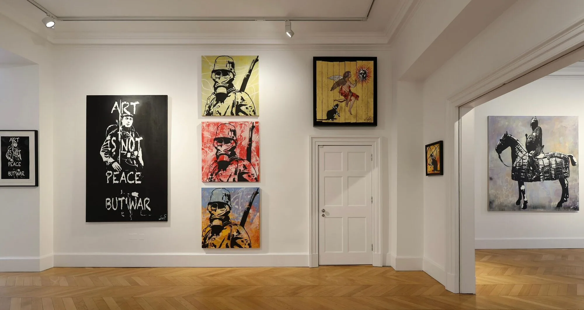 Blek Le Rat War Peace Exhibition Opens At Woodbury House London Blek Le Rat War Peace Exhibition Opens At Woodbury House London