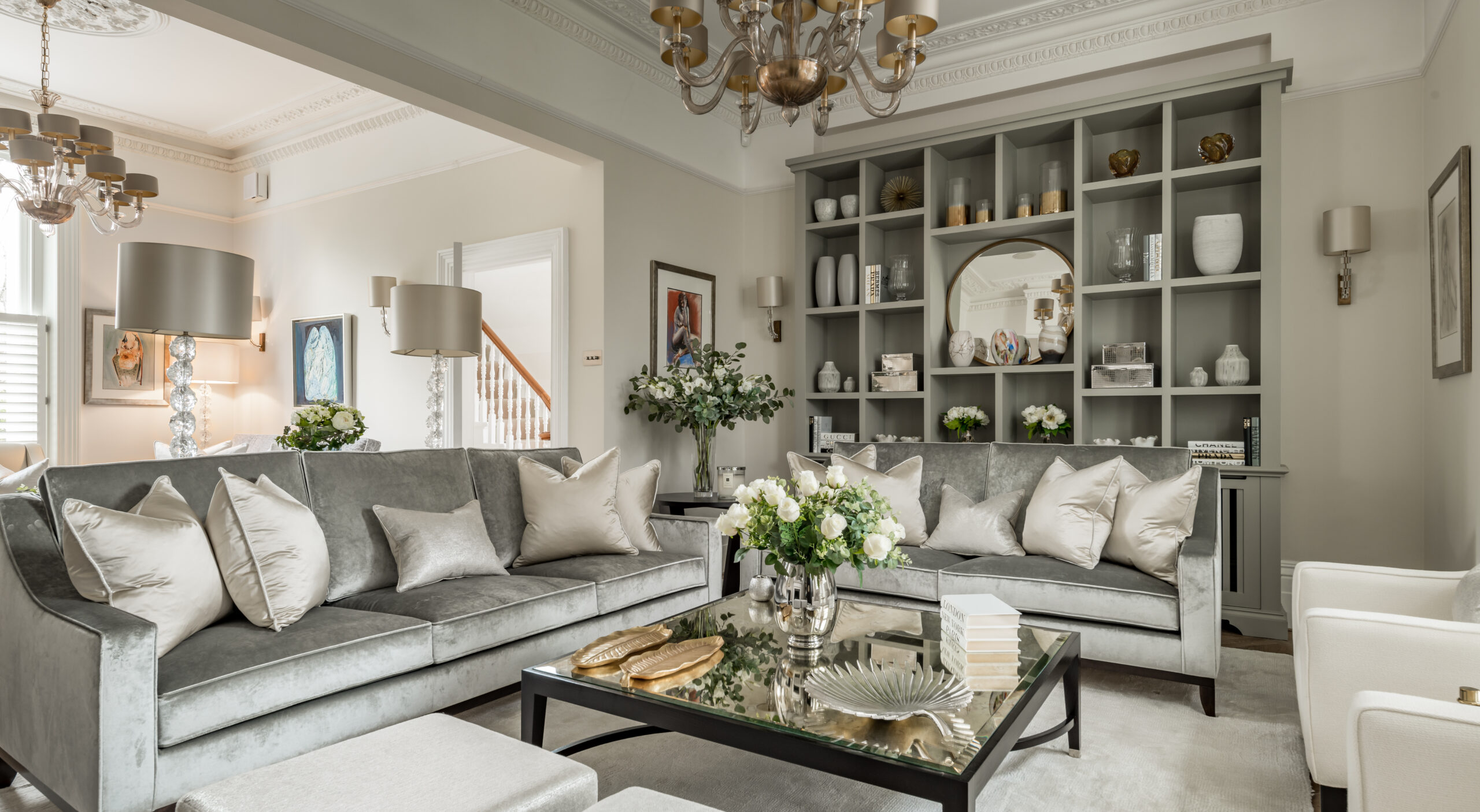 April Hamilton Interior Design Luxury Townhouse living spaces
