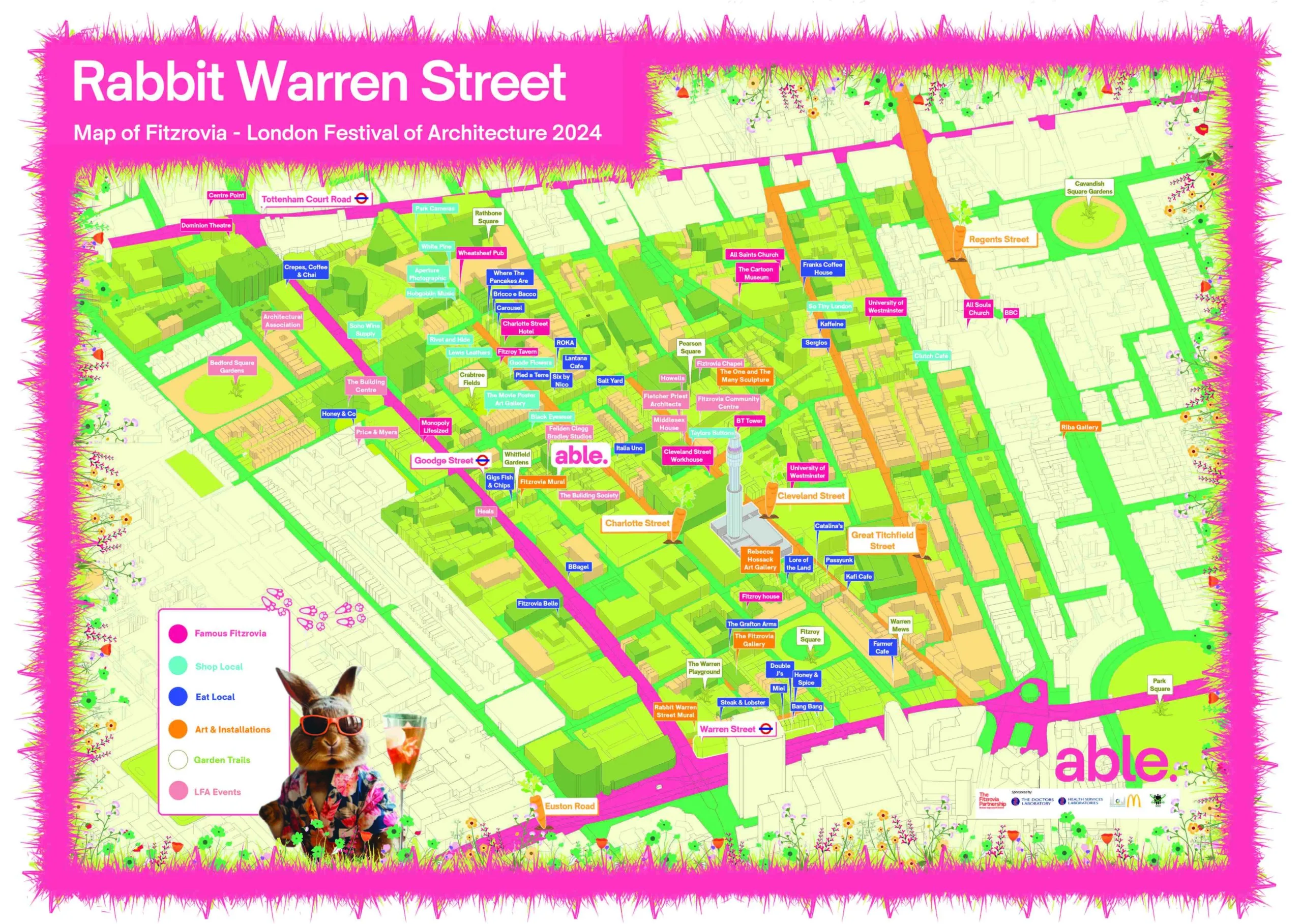 Famous London street to be transformed into a rabbit wonderland ...