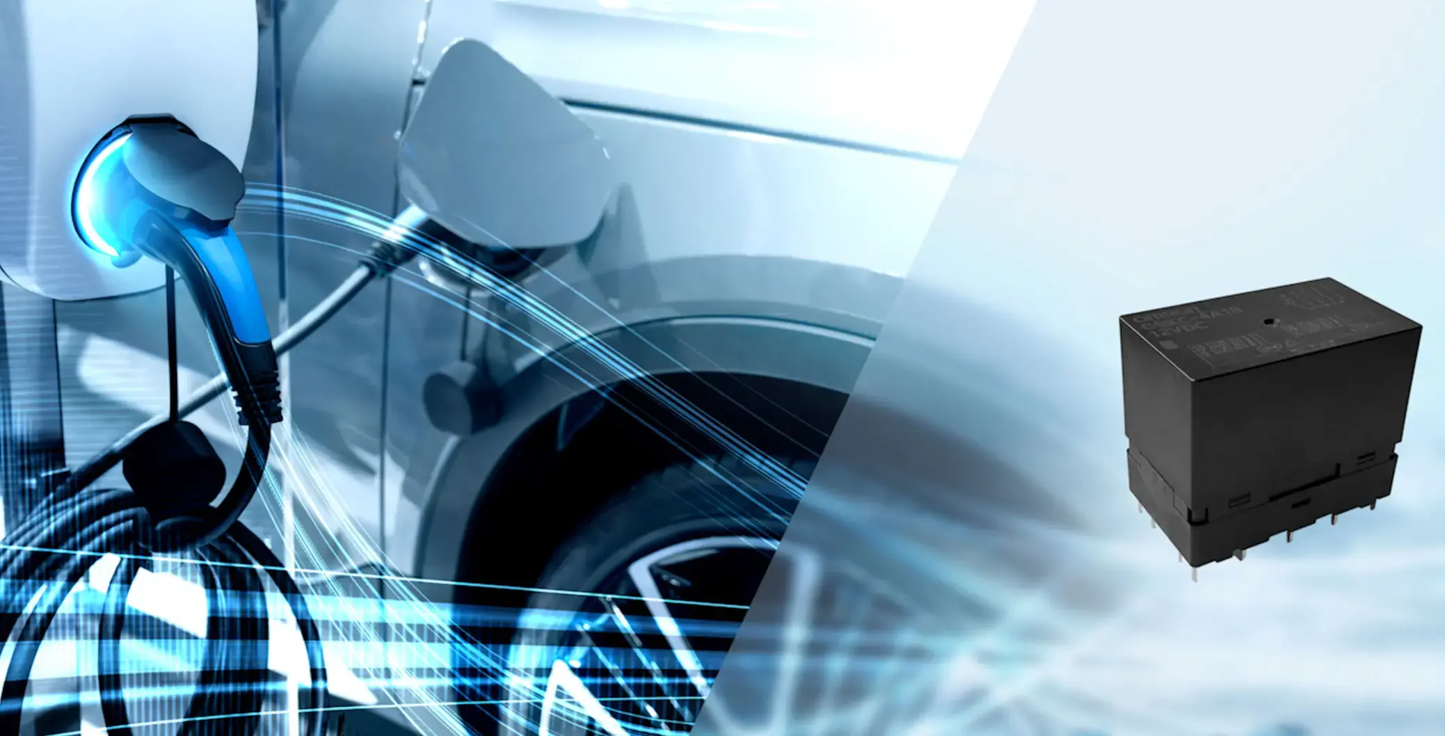 Omron launches high power PCB relay for compact EV charger wallboxes