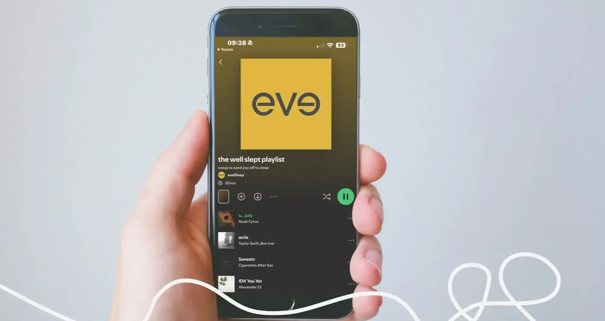 Evesleep reveal the most soothing songs to fall asleep to