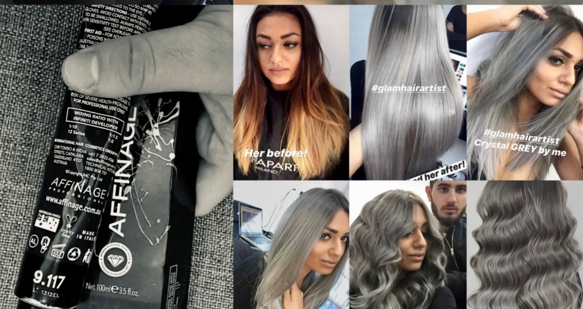 How-to-do Glamhairartist Emre Bardan's Crystal Grey Hair Revolution ...