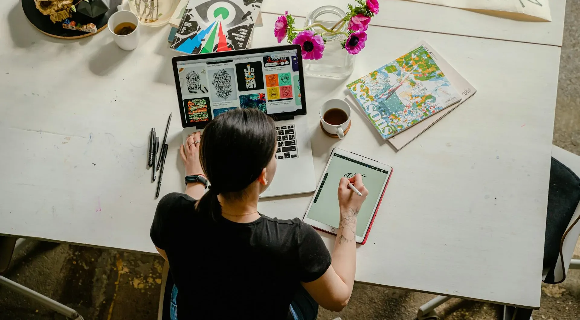 Connecting traditional art with modern technology