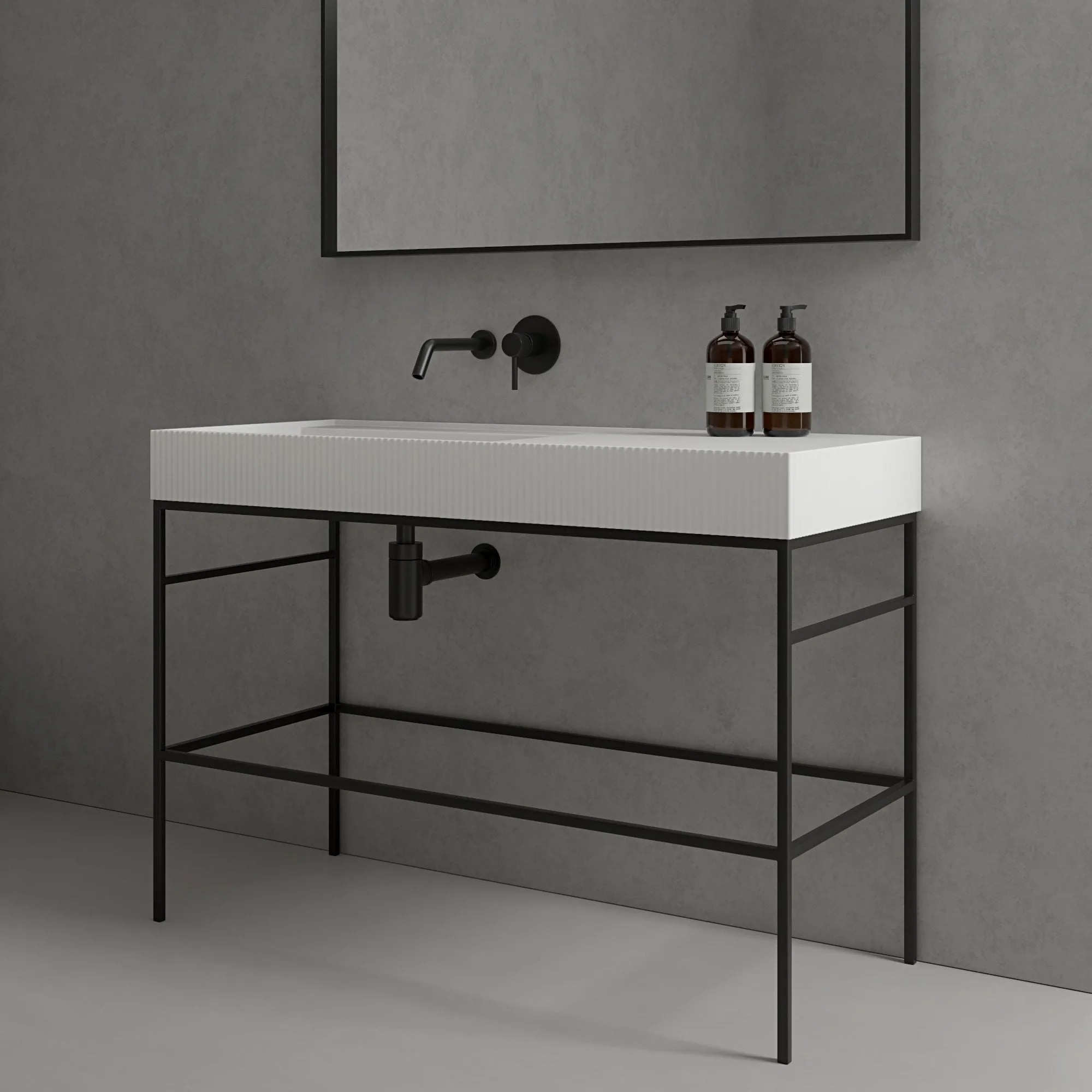 Chole freestanding bathroom sink vanity