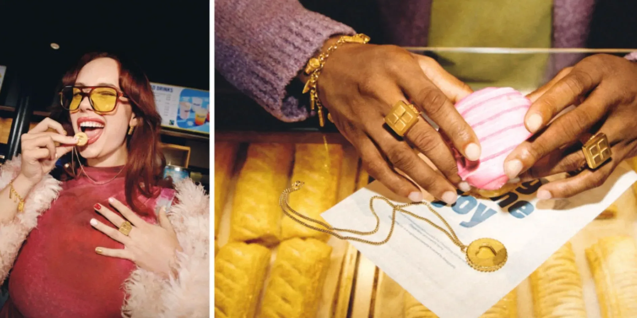 Going, going, gold! Greggs baked in gold jewellery collection sells out in record time