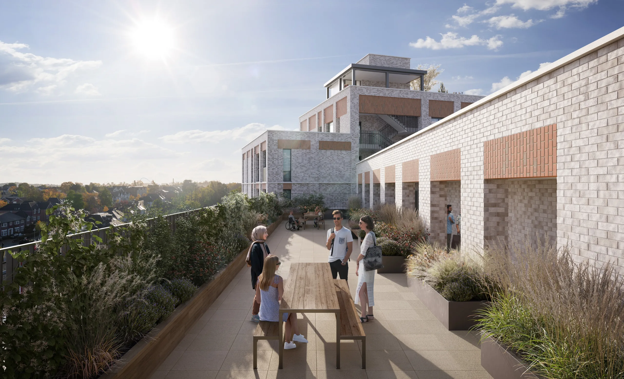 View of Luxury Apartments in Tallahassee - Industry Tallahassee