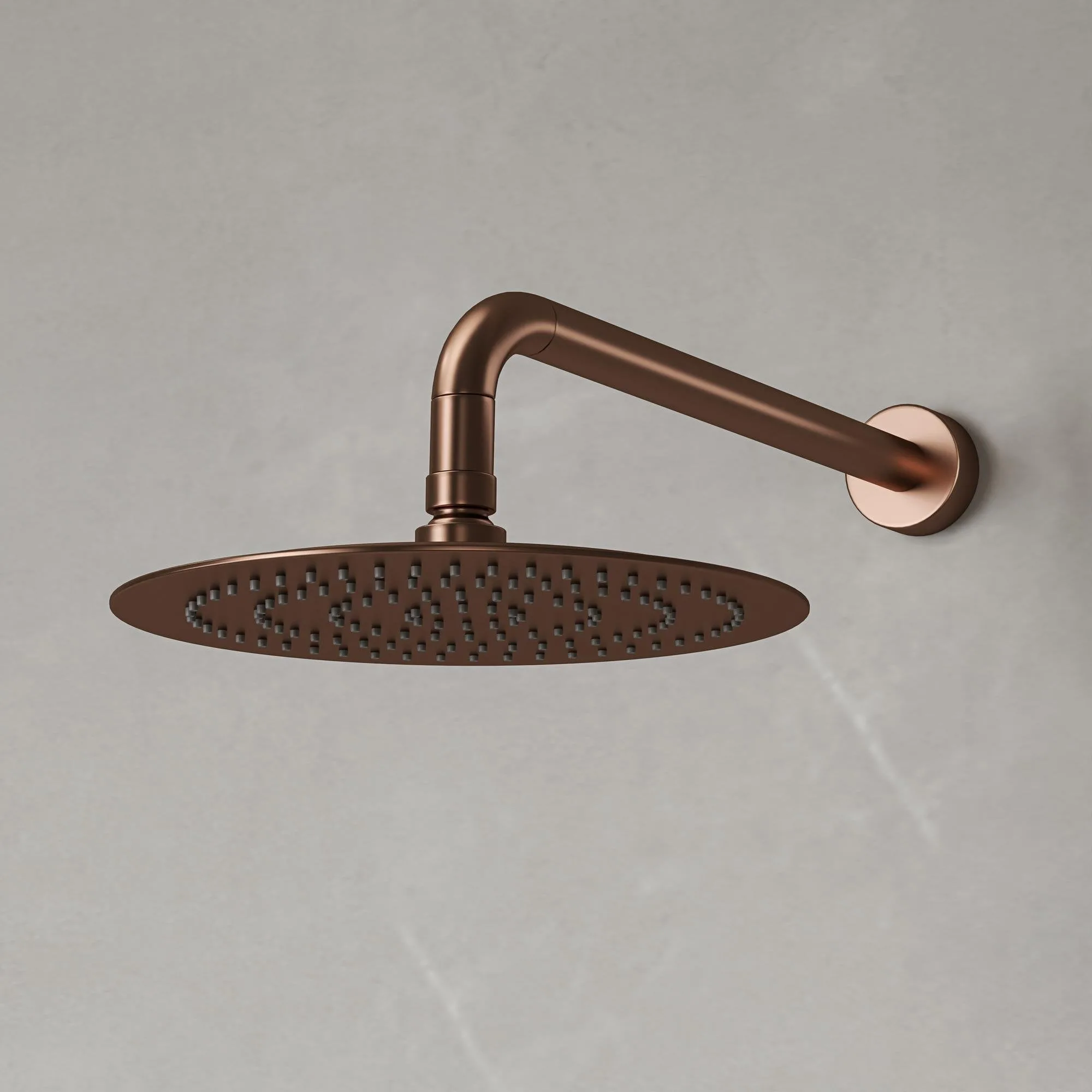 Nosa thermostatic shower in rose gold