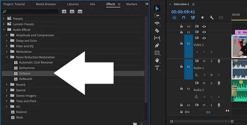 remove background noise from audio