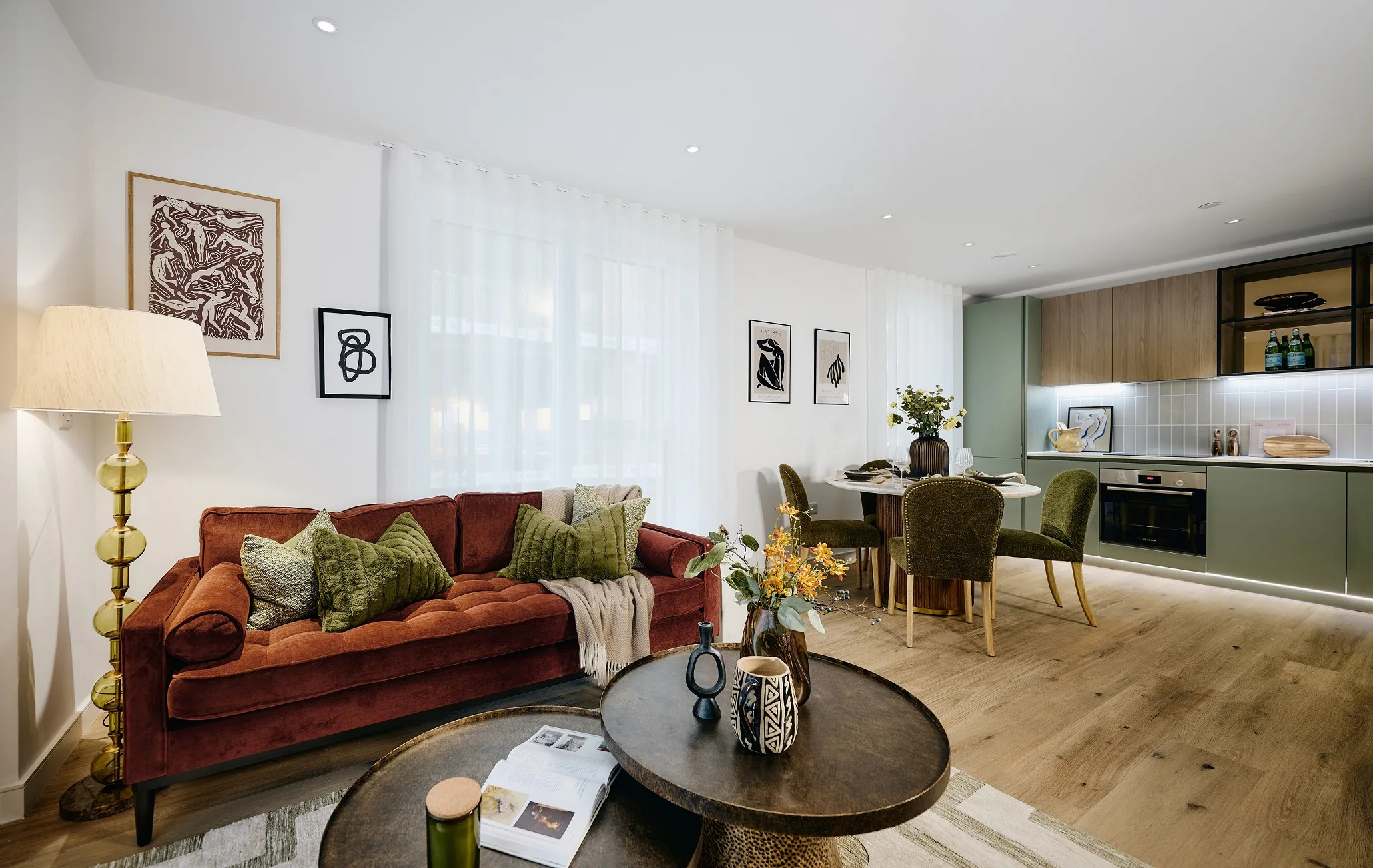 Image showcasing Forest Green Apartment Aesthetic Perfect for Nature Lovers