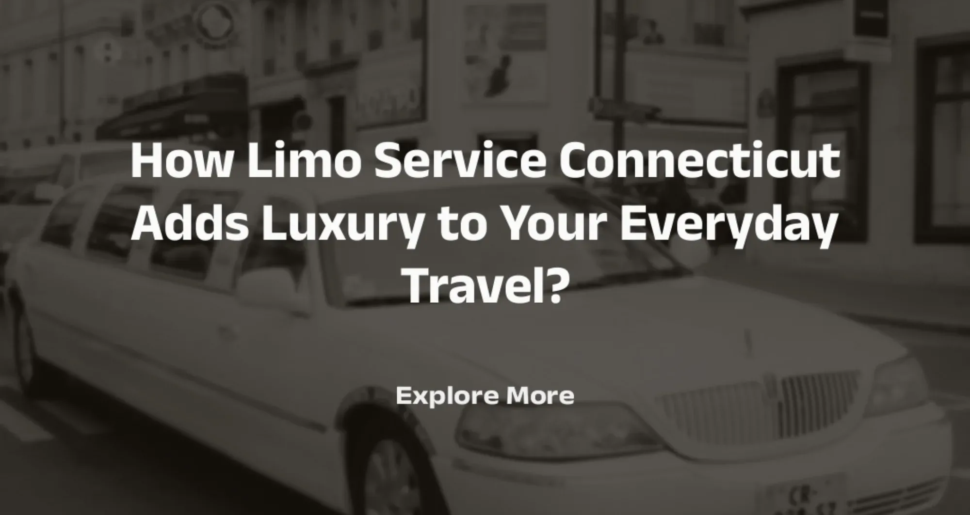 How does luxuxry limo service add luxury to your everyday travel?