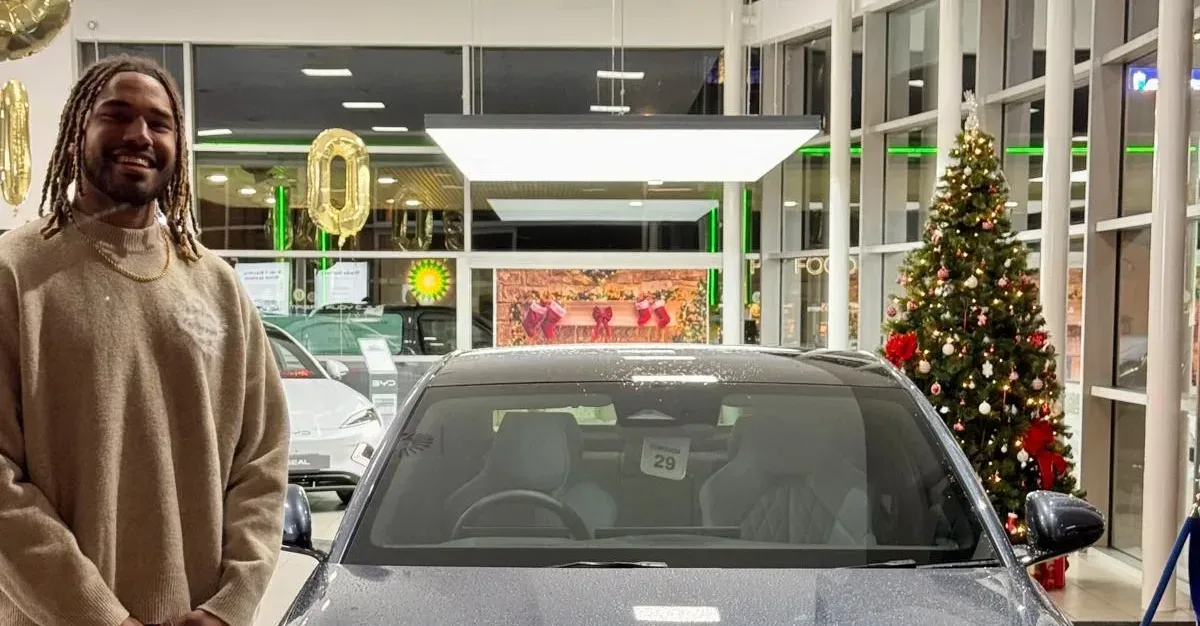 England Rugby star catches new BYD Seal