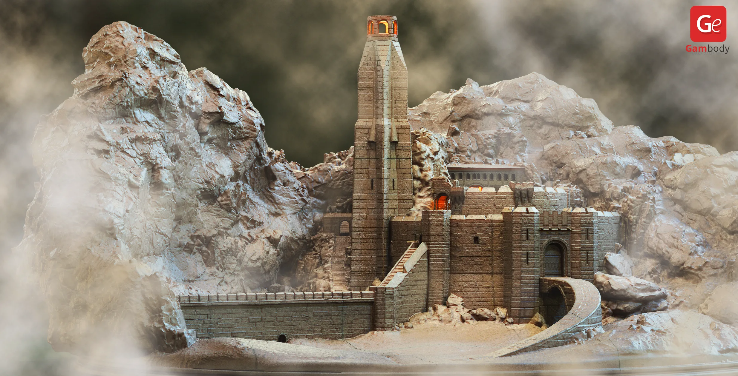 Helm's Deep: The Legendary Fortress of Middle-earth in STL Files for 3D ...