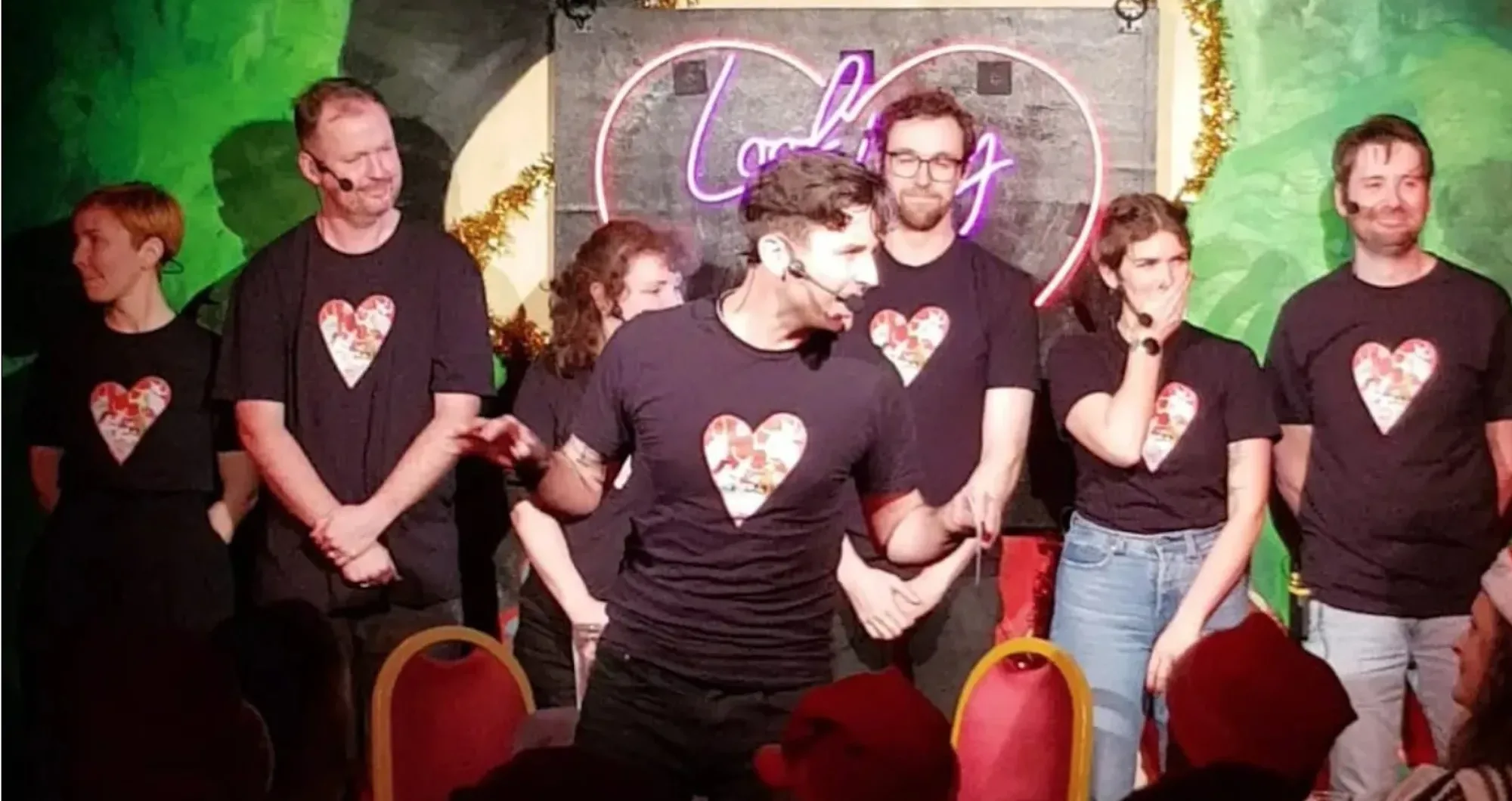 Looking for Laughs: The dating show with a difference with Sharpie