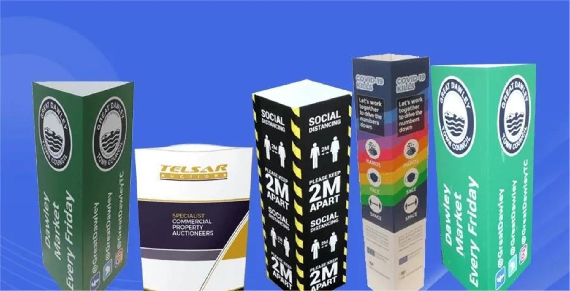 Bollard covers for workplace safety and aesthetics