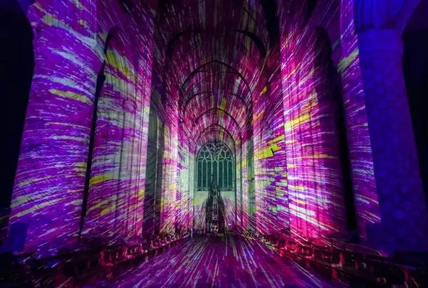 St Paul’s Cathedral’s Interior Transformed by Sound and Light Show