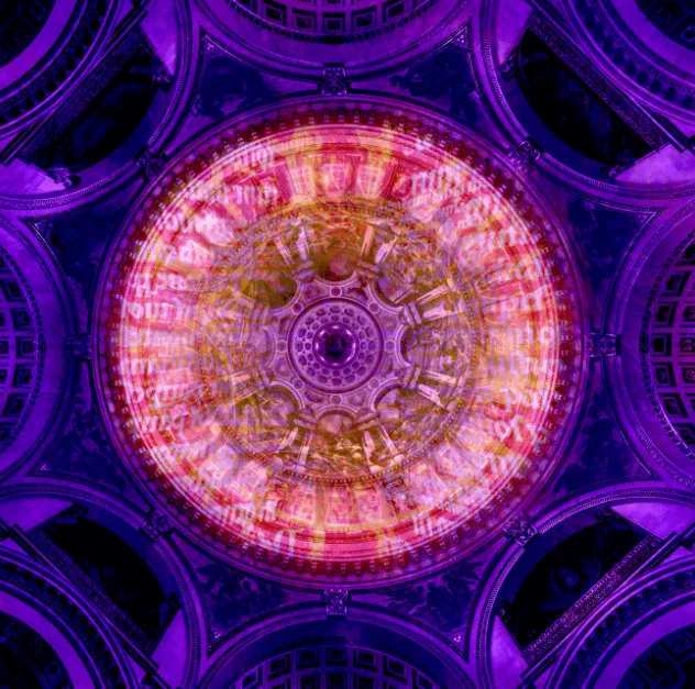 St Paul’s Cathedral’s Interior Transformed by Sound and Light Show