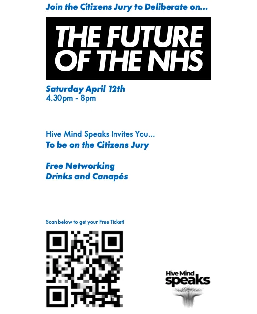 ‘Hive Mind Speaks’ Kicks Off Ambitious 65-Stop Tour in Just 6 Days, Giving the Public a Voice in the Future of the NHS—65 Years After Its Founder’s Passing