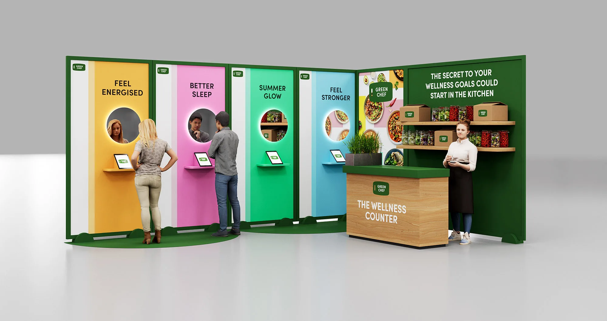Strictly star hosts Green Chef’s wellness counter pop-up