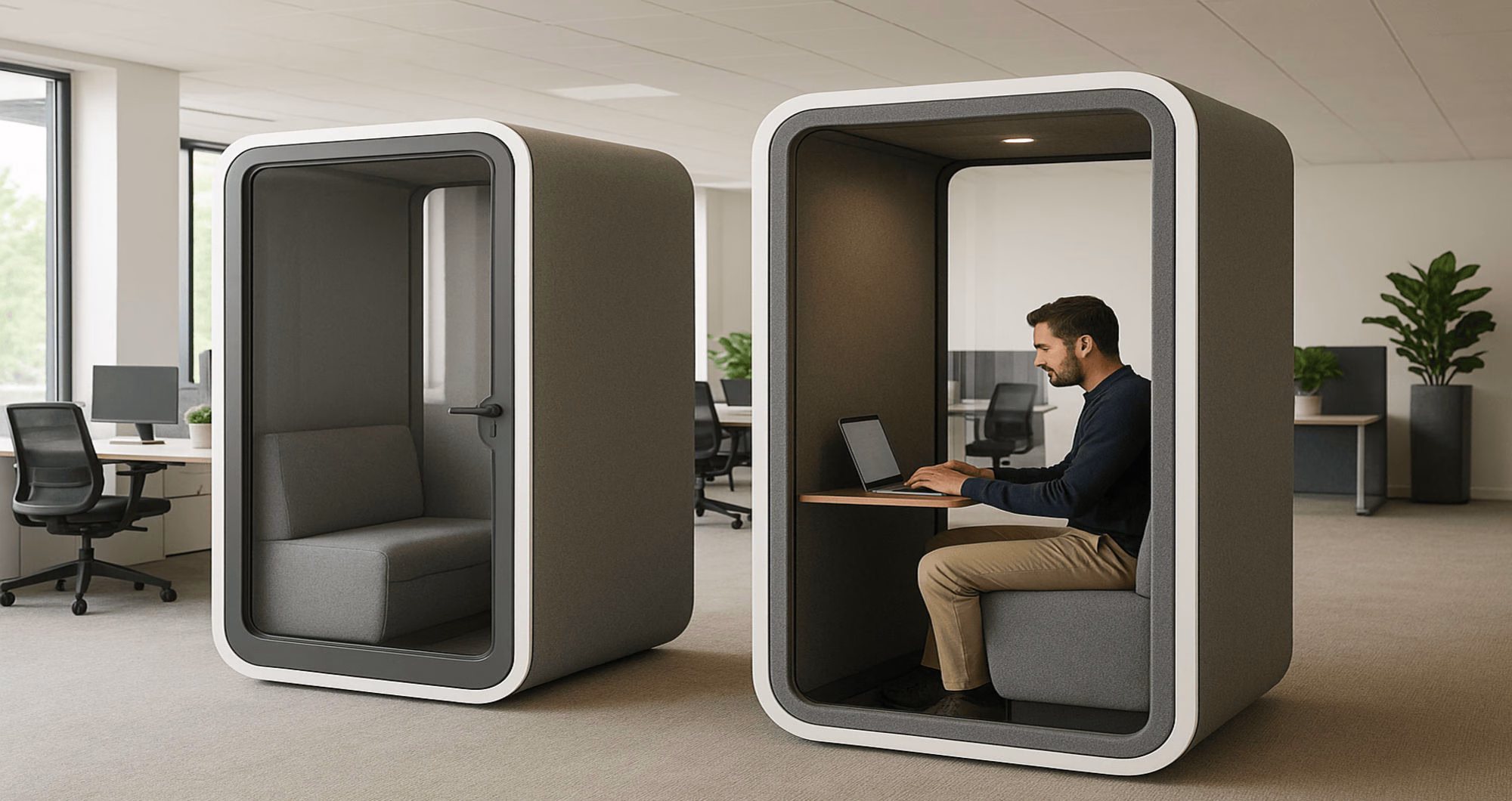 Designing agile workspaces: How acoustic meeting pods transform true flexibility