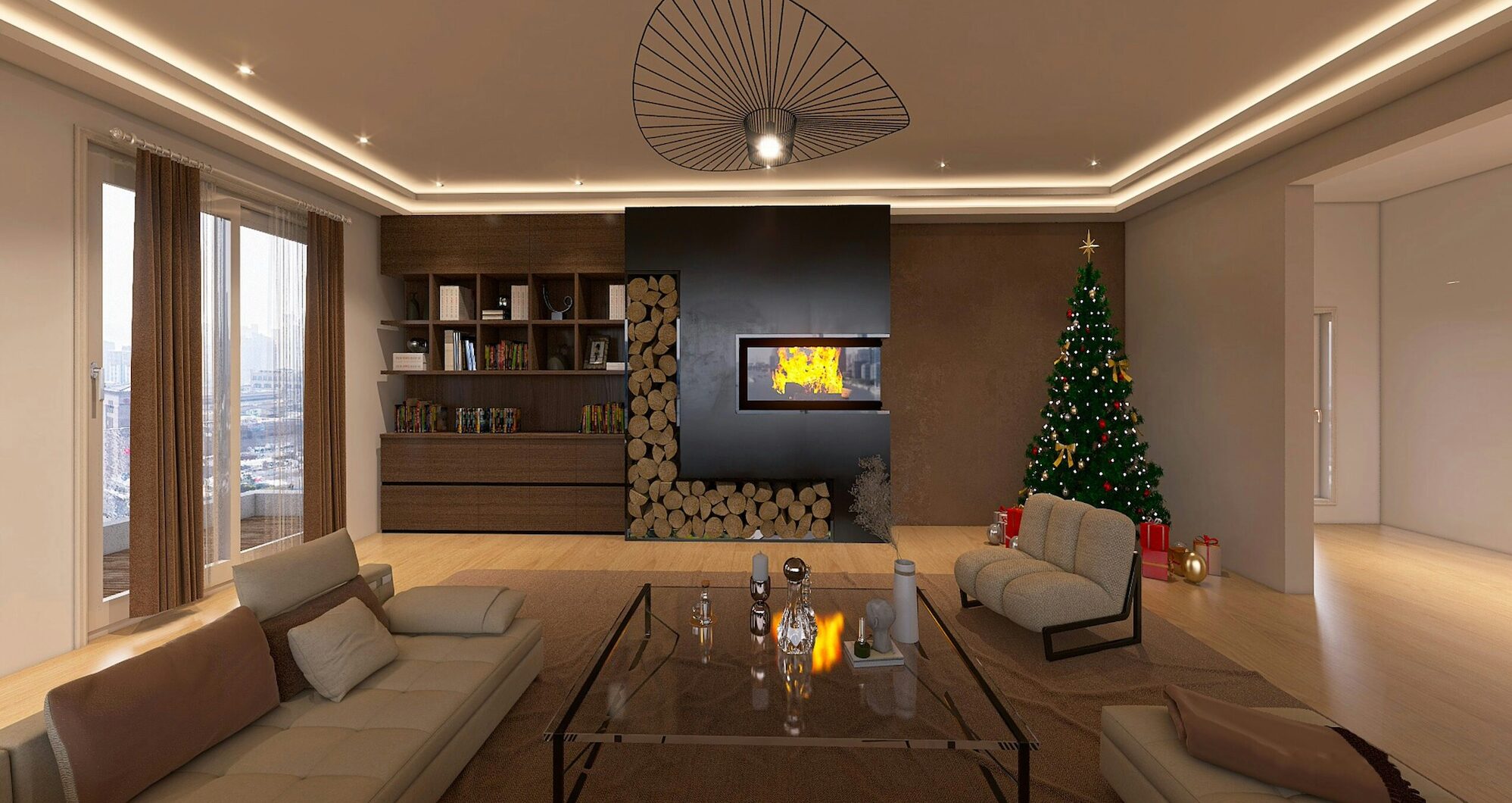 Styling tips for a modern, minimalist festive look