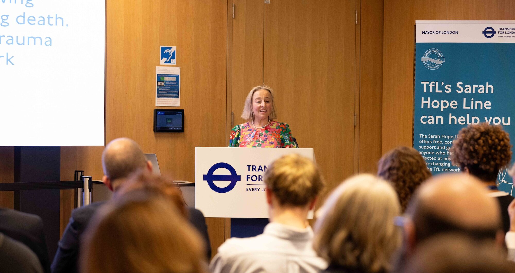 TfL marks 10th anniversary of The Sarah Hope Line and its support for people affected by serious incidents on London’s transport network