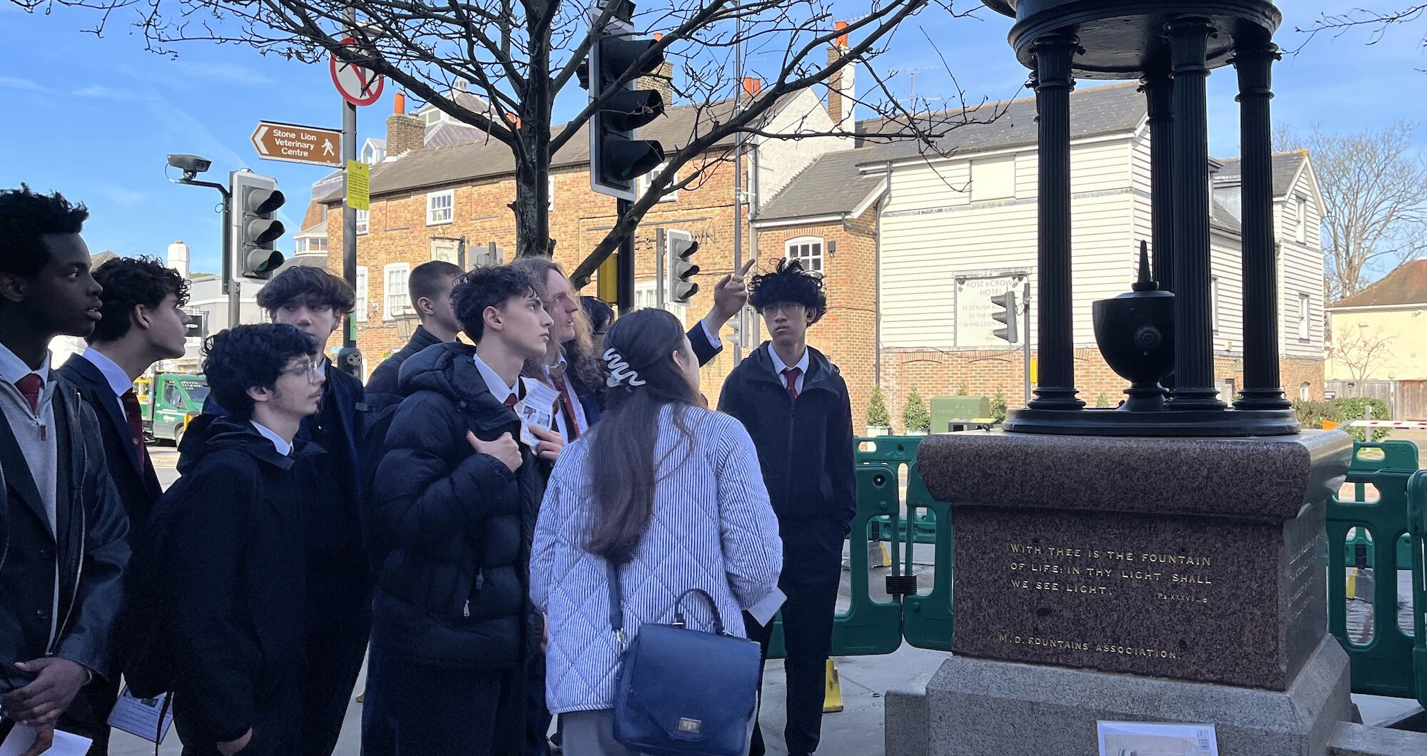 Iconic Hanbury Fountain restored and unveiled on Wimbledon High Street