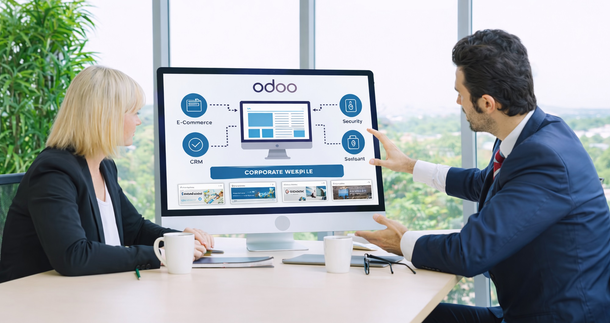 How Odoo helps businesses build corporate websites from one centralised platform