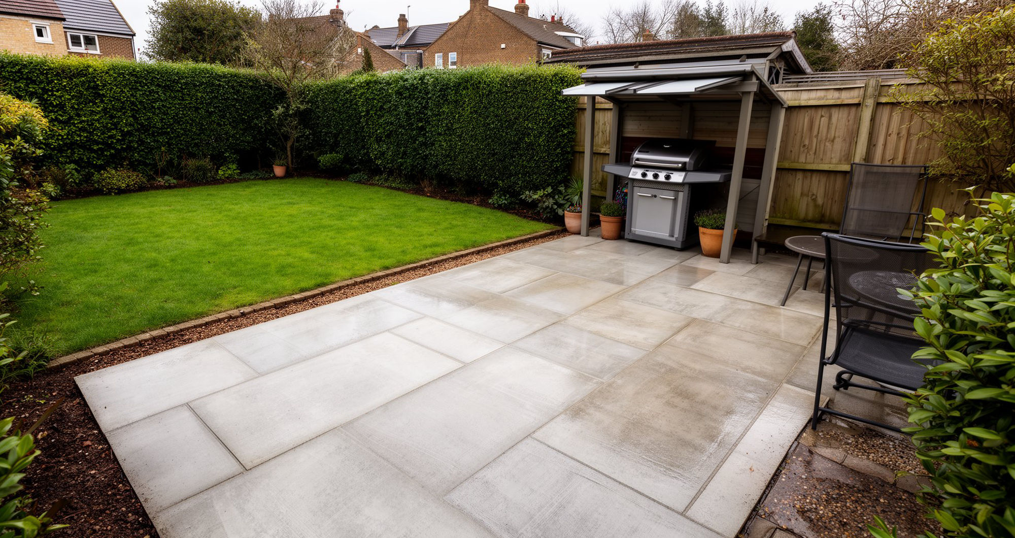 Concrete patio vs. wooden decking: Choosing your ideal outdoor upgrade