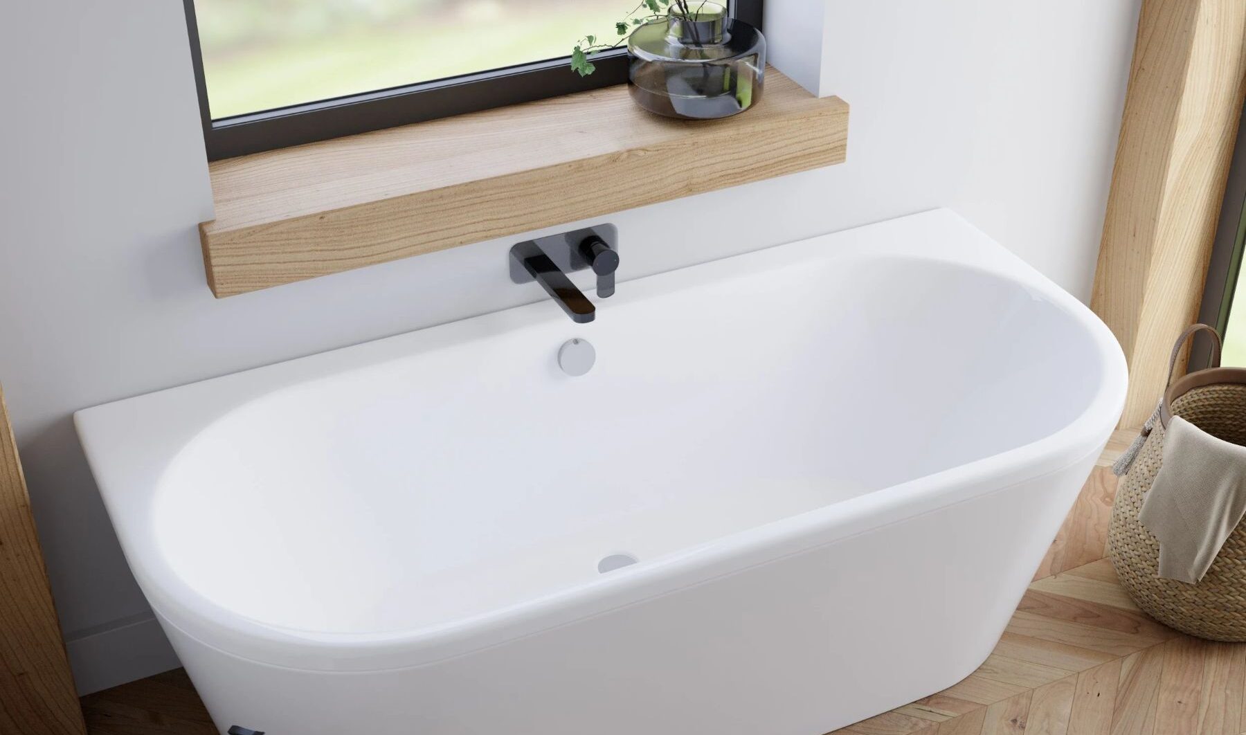 Choosing the right bath shape for your bathroom layout