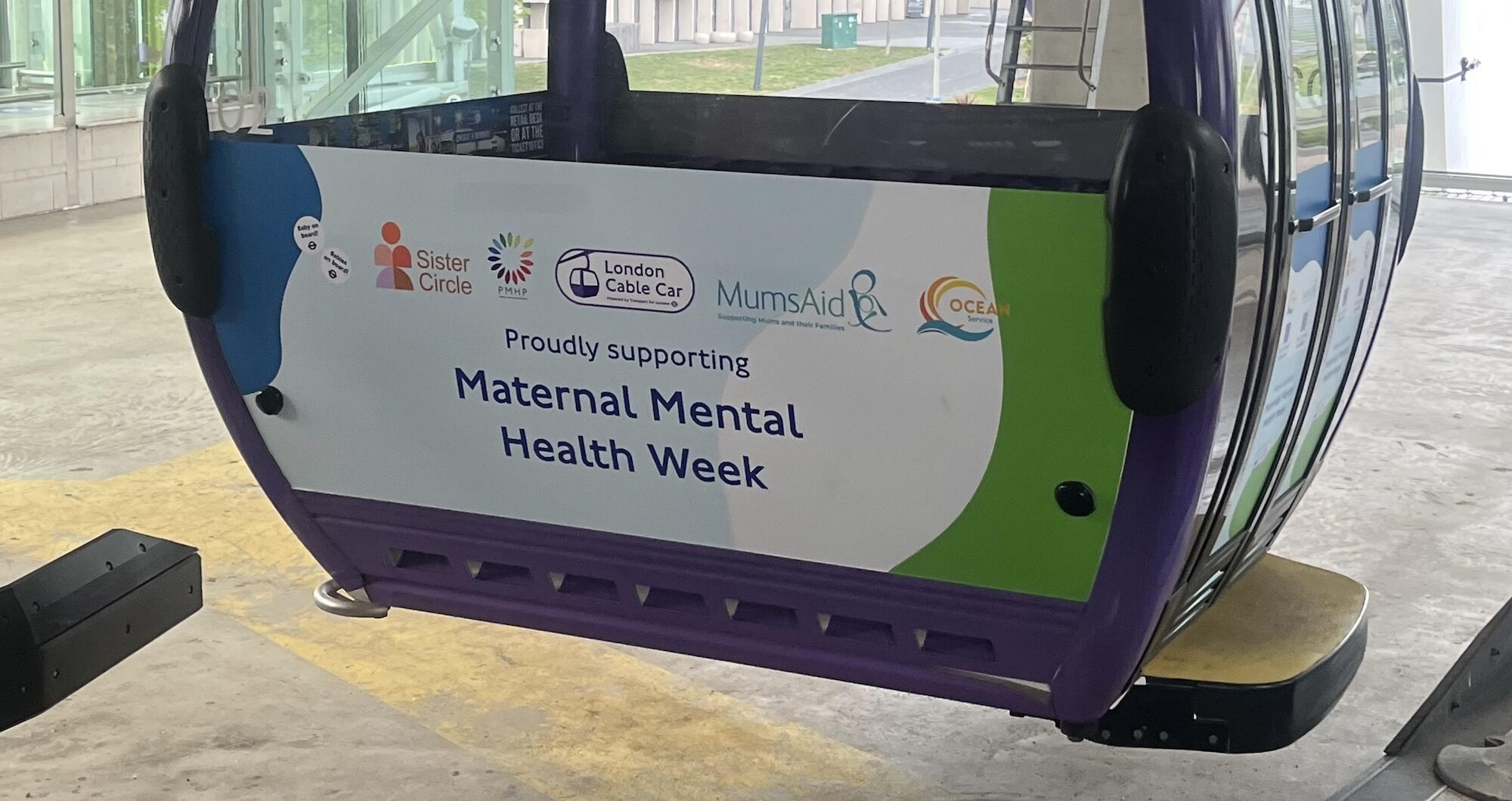 TfL offers free cable car rides during Maternal Mental Health Week event in London