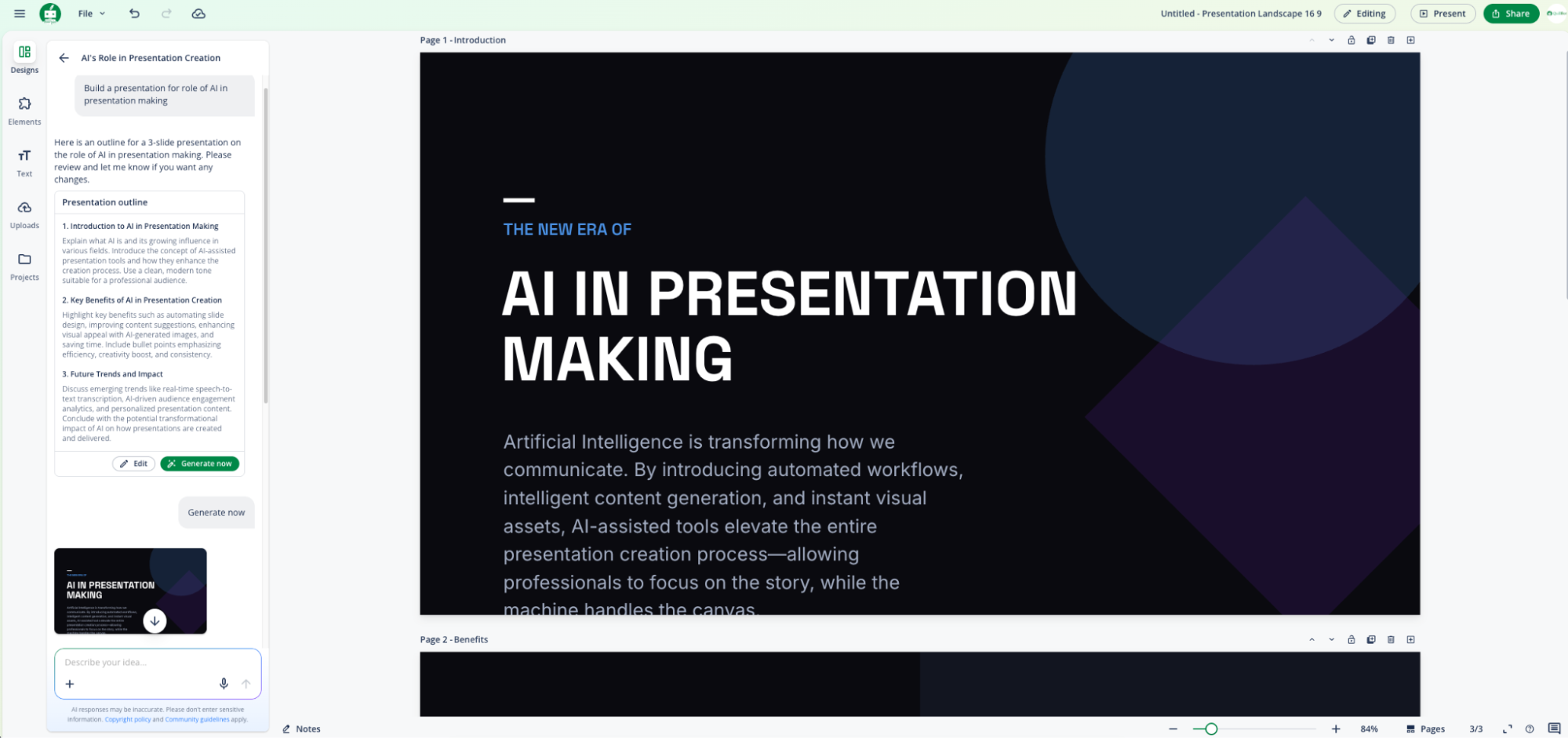 Presentation 