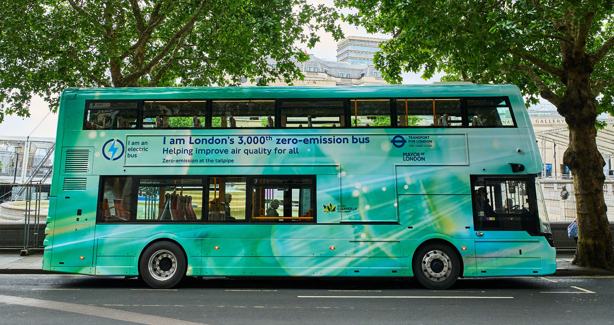 Londoners to benefit from cleaner air as green transformation accelerates with 3,000th zero-emission bus