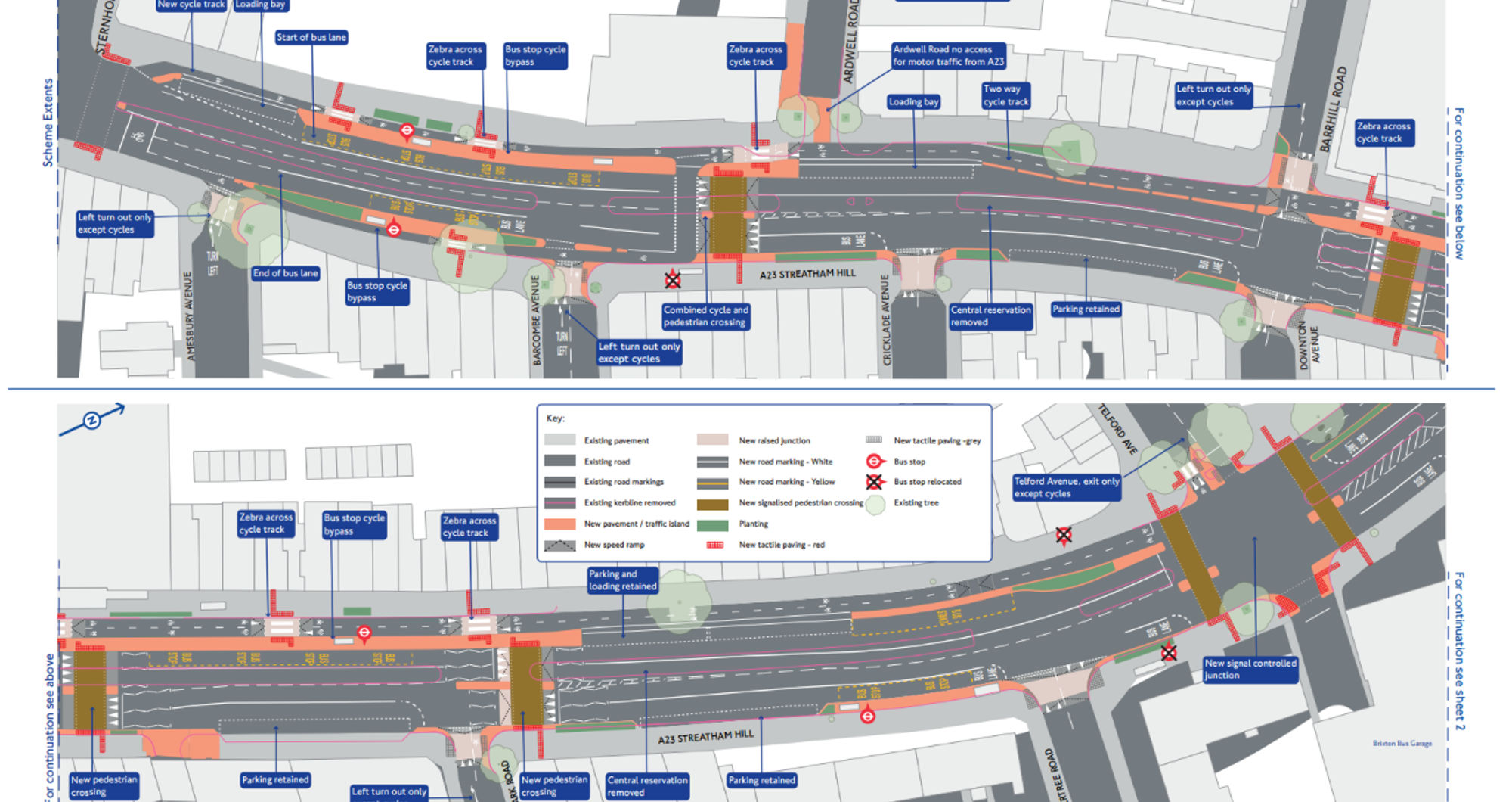 Next phase of A23 Streatham Hill improvement work set to begin at the end of the month