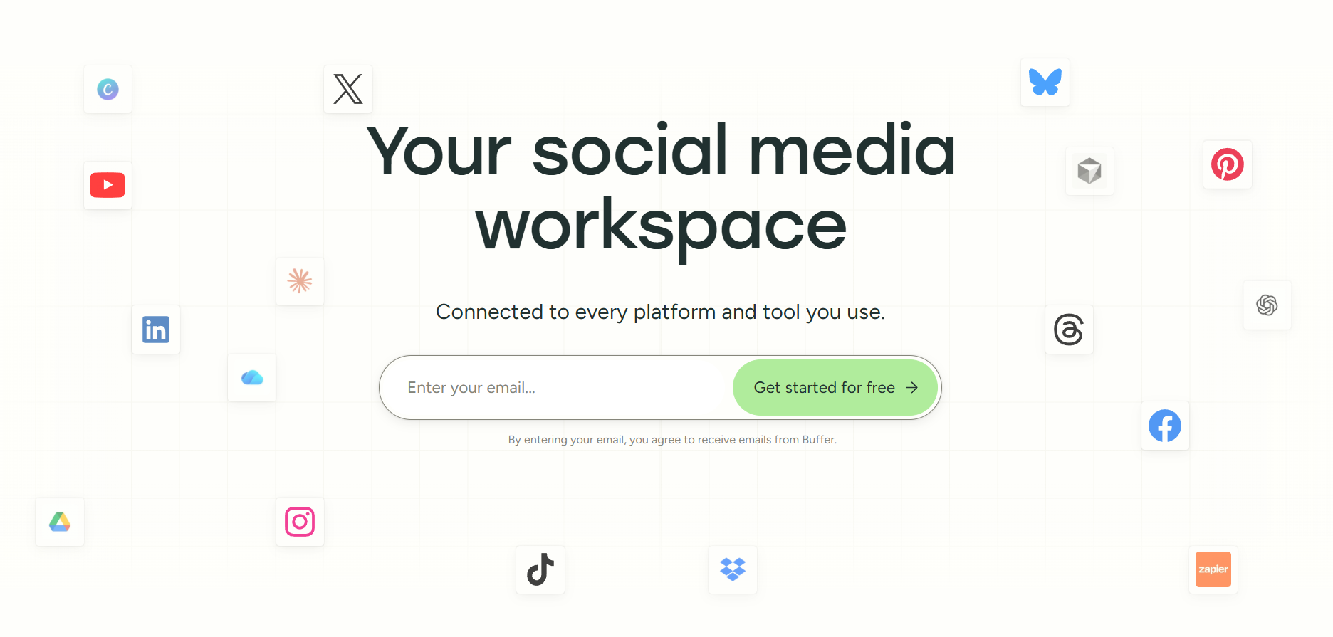 Use Buffer to manage your social media so that you can create and share your content everywhere, consistently.