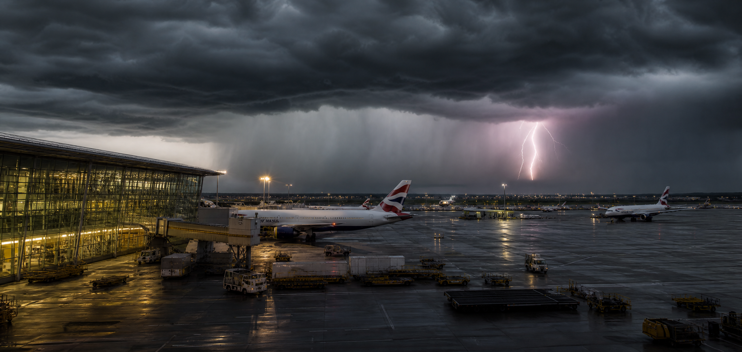 Thunderstorms cause 900+ delays and cancellations at Heathrow and Gatwick, Says NATS