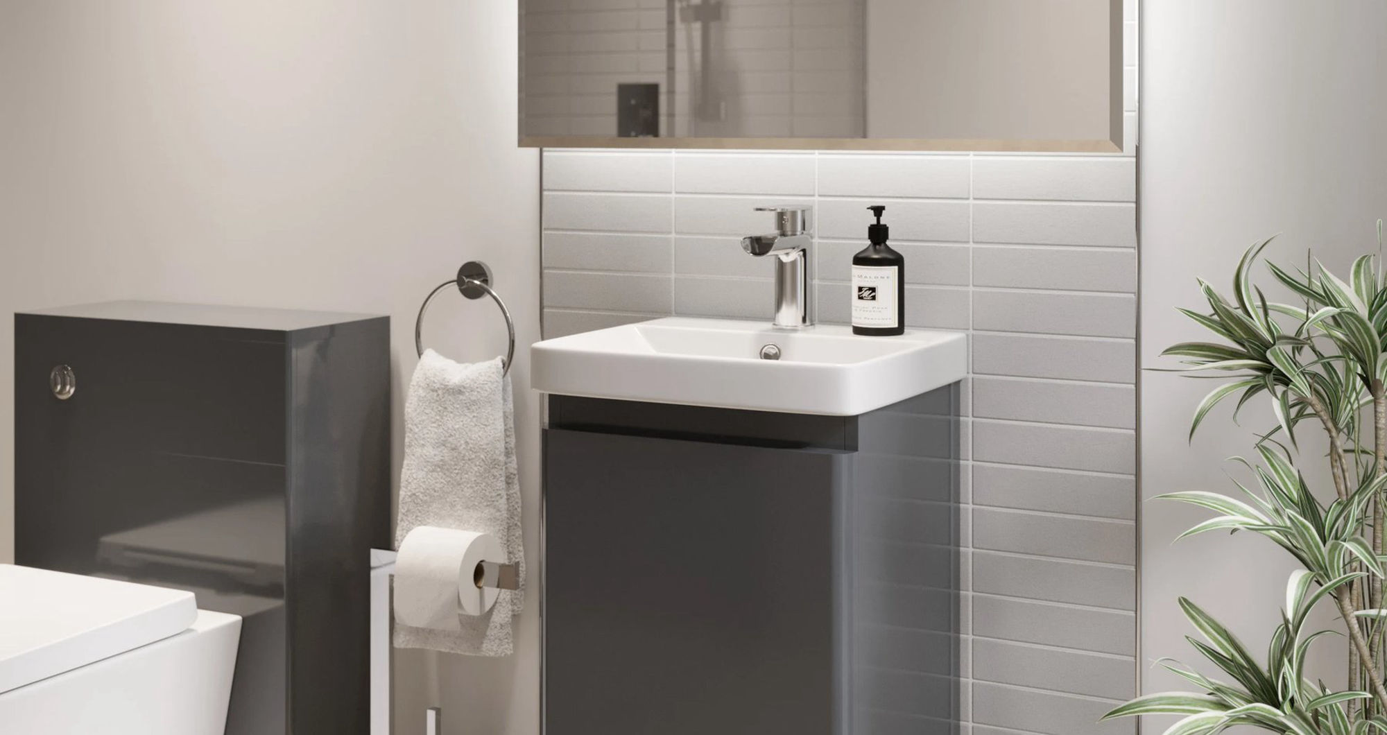 How to furnish a downstairs toilet and make the most of the space