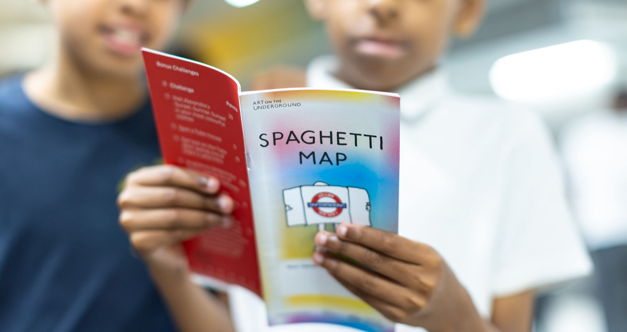 Art on the Underground launches Spaghetti Map, a children’s art map for the summer holidays
