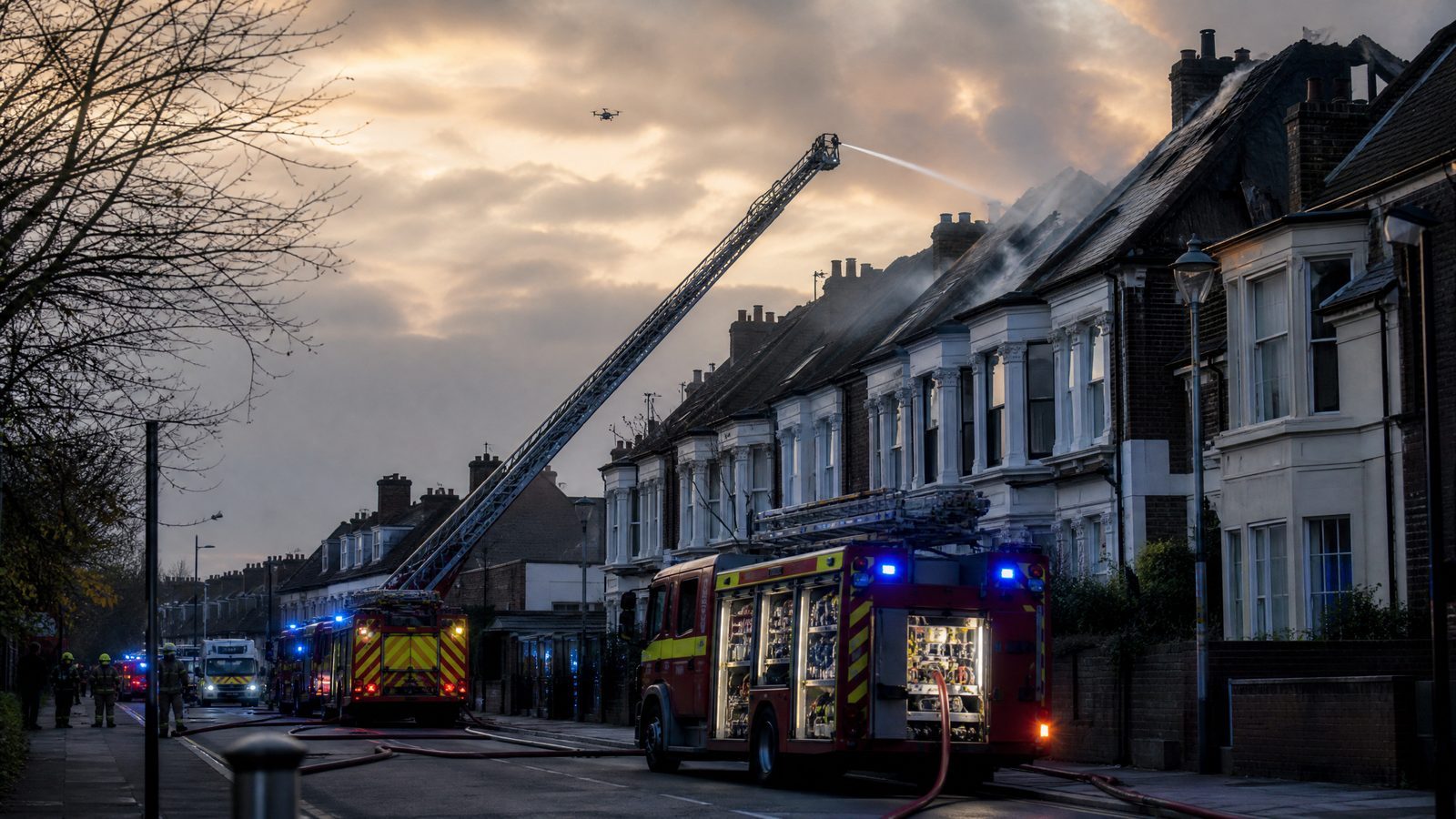 Mitcham flats blaze brought under control by 125 firefighters; no injuries, rest centre open
