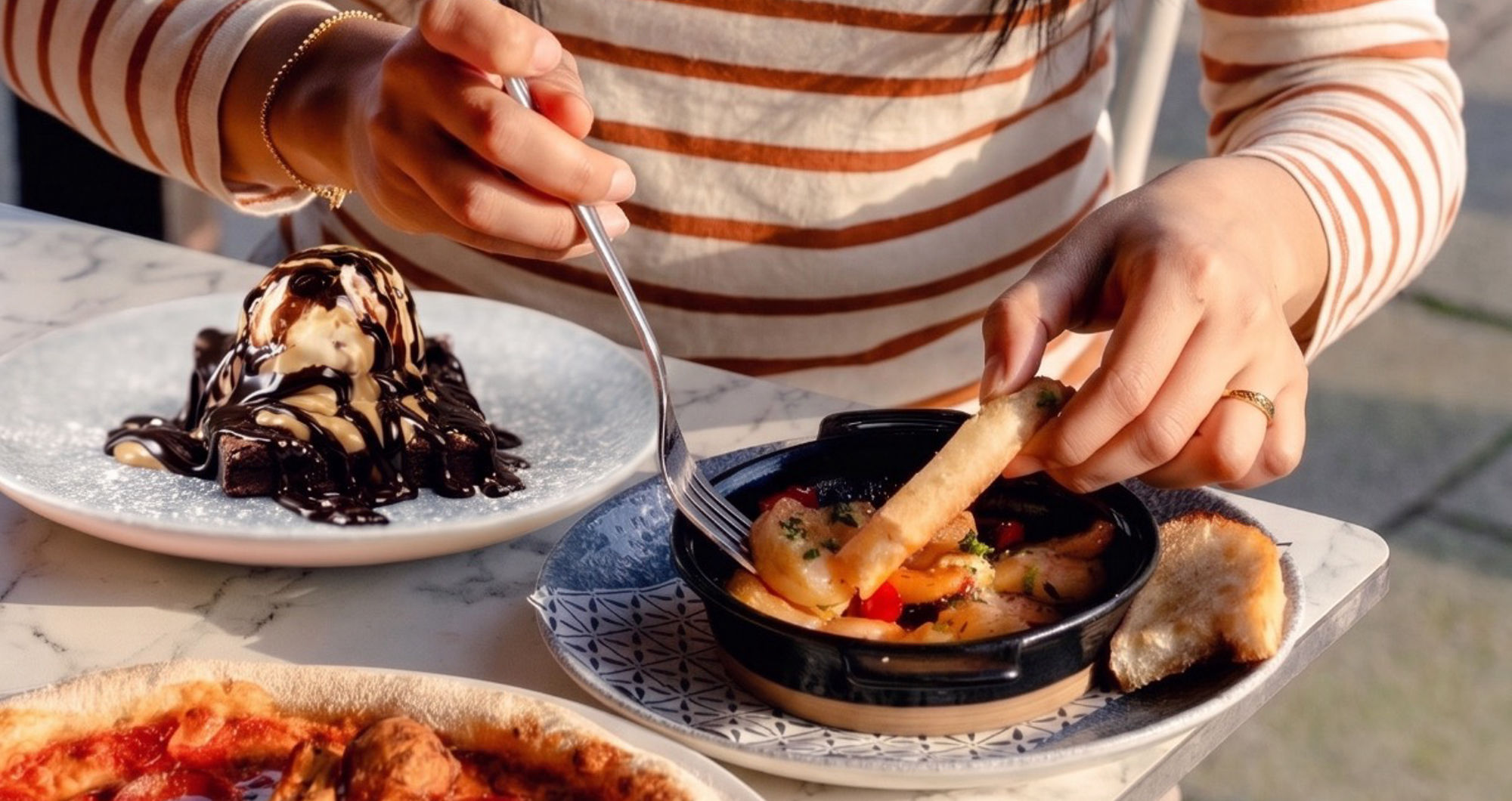 Bella Italia serves up free garlic king prawns and chocolate brownies to help students celebrate Results Day