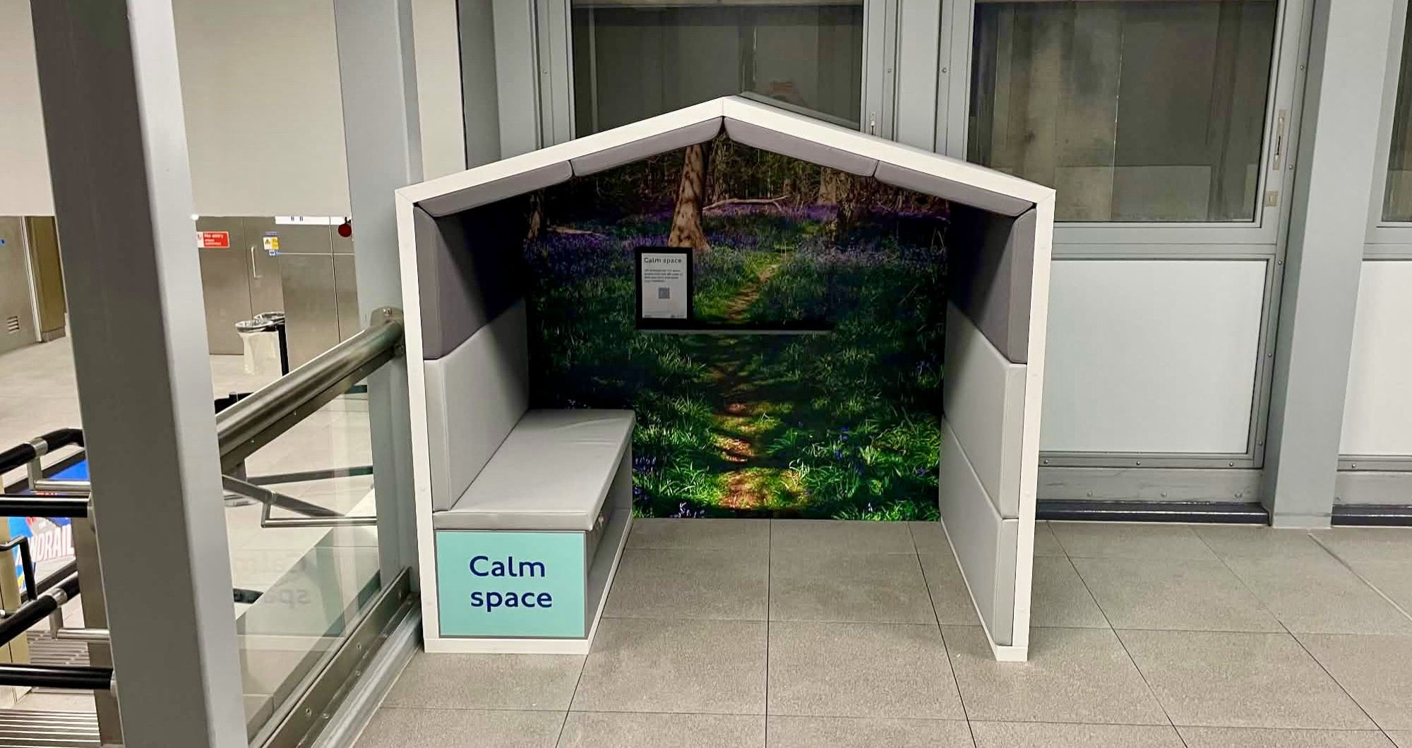 TfL trials new calm space at Ealing Broadway station to make the transport network more accessible and inclusive