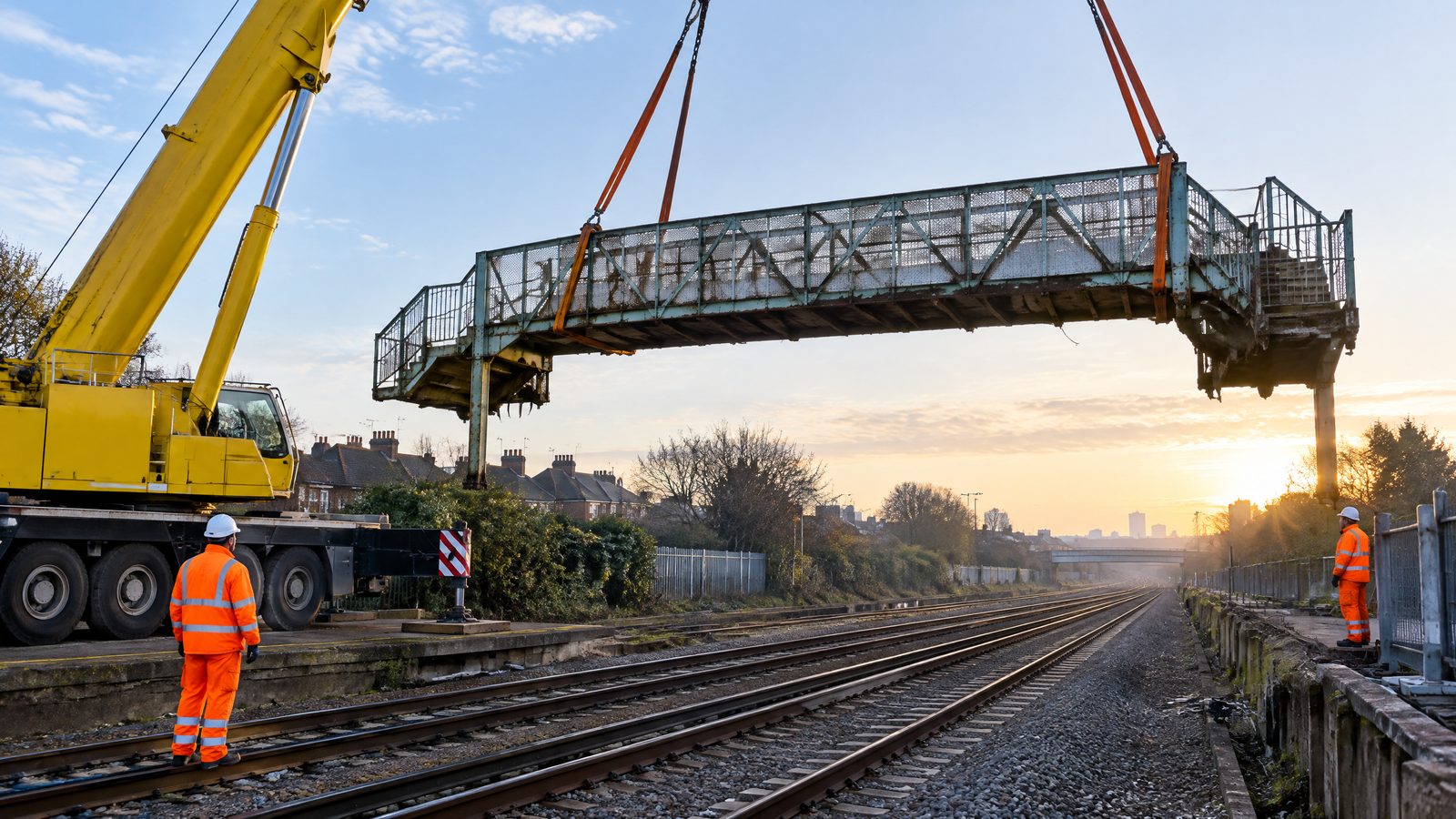 Emergency bridge removal will disrupt Euston–Watford rail services on Sunday