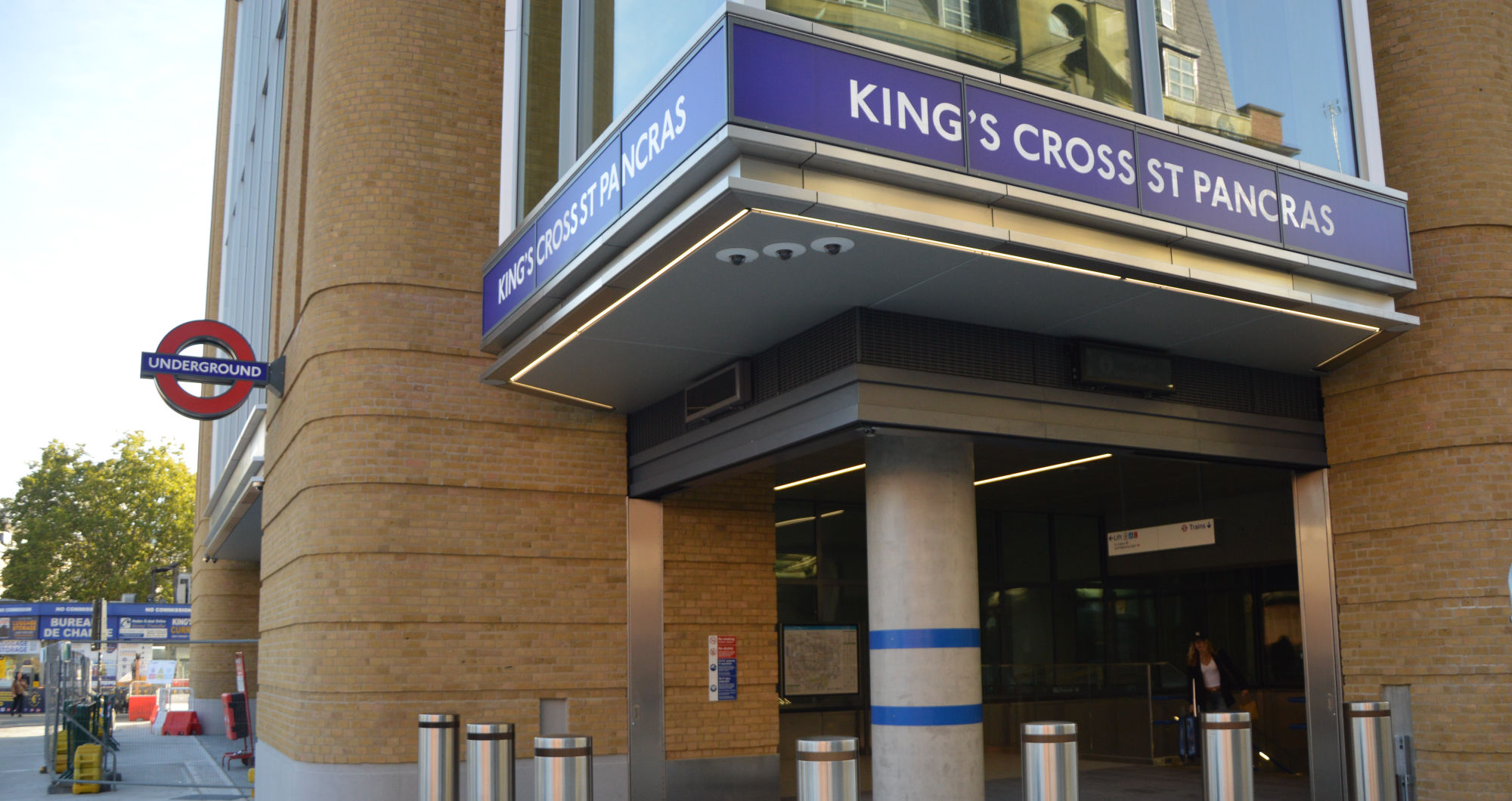 New entrance at Kings Cross St Pancras Underground station provides step-free access from the south side of Euston Road for the first time