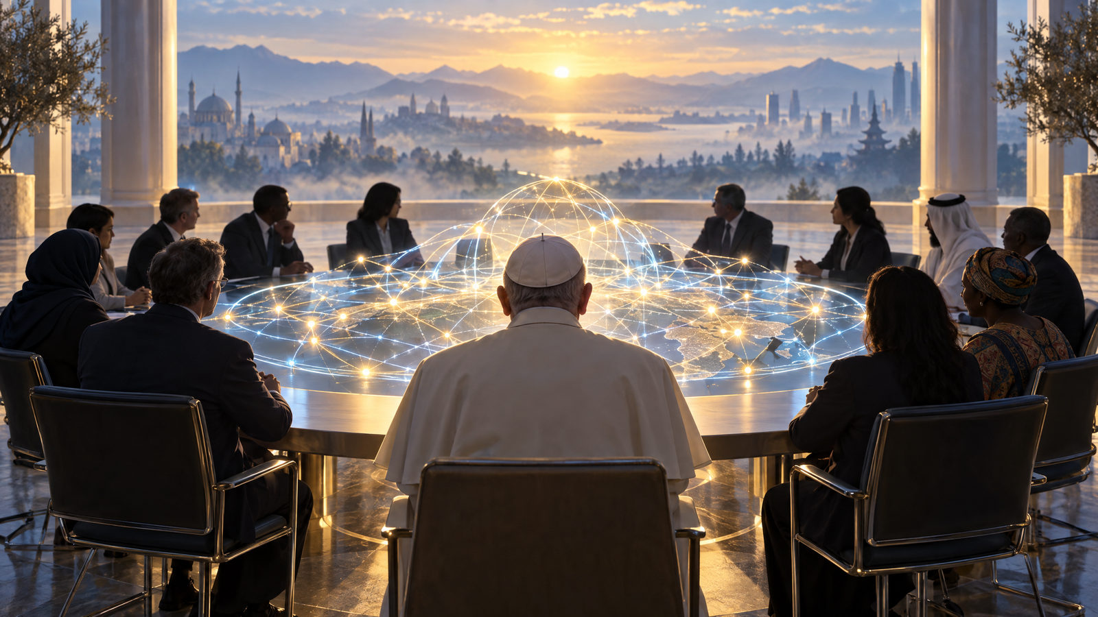 Pope Leo urges coordinated action on AI risks